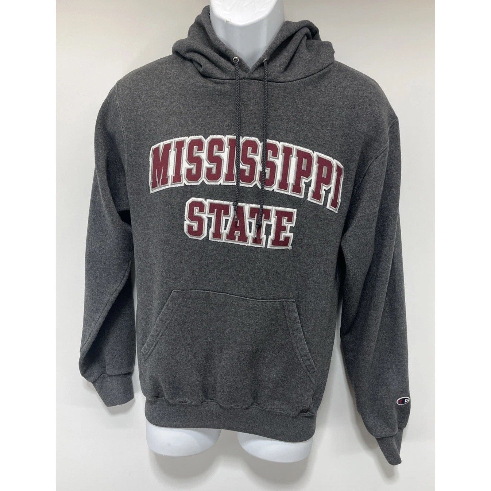 Champion Hoodie Mississippi State Bulldogs Small Gray / Maroon