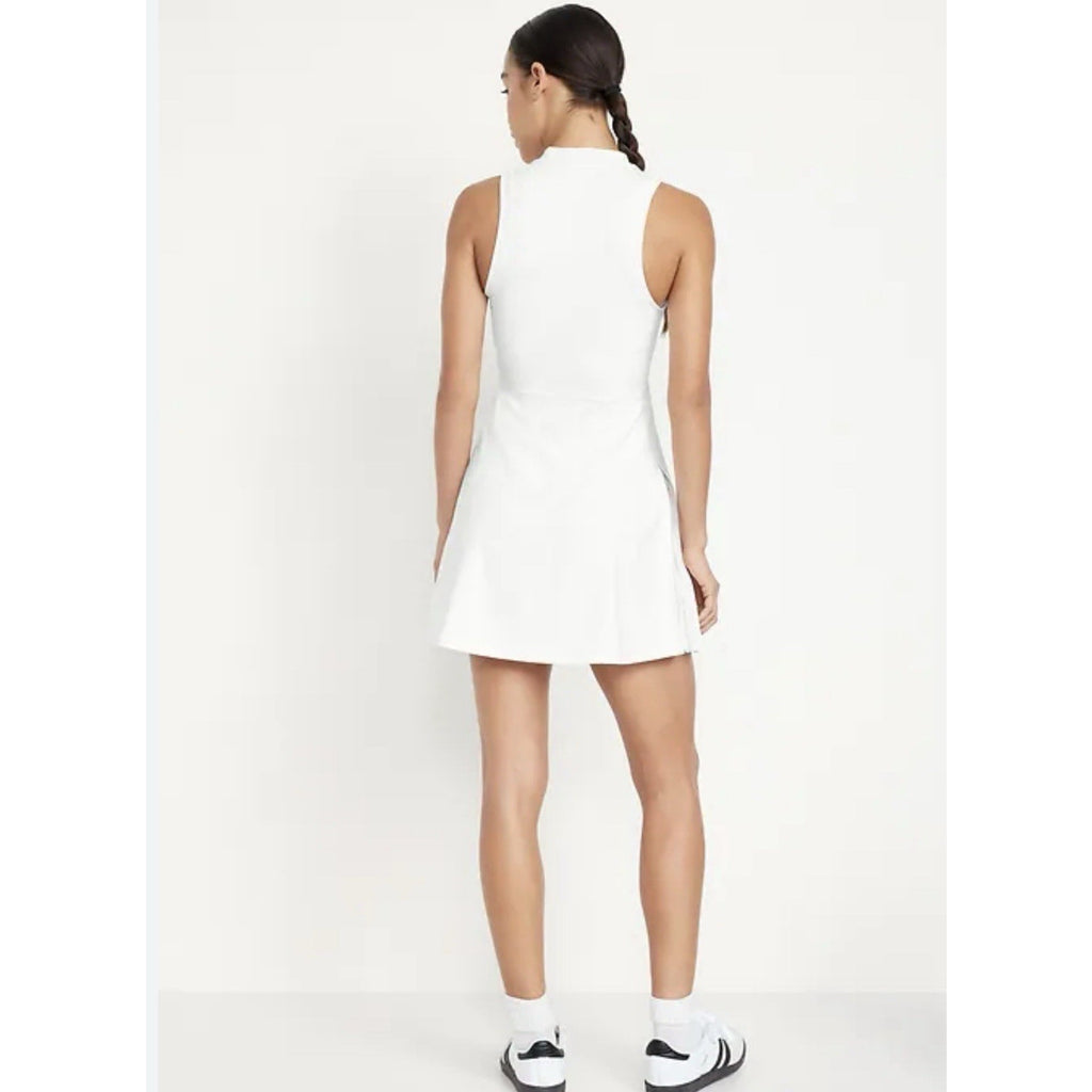 Old Navy Active Sports Dress Powersoft Go Dry Front Zip Tennis Paddle New Size L