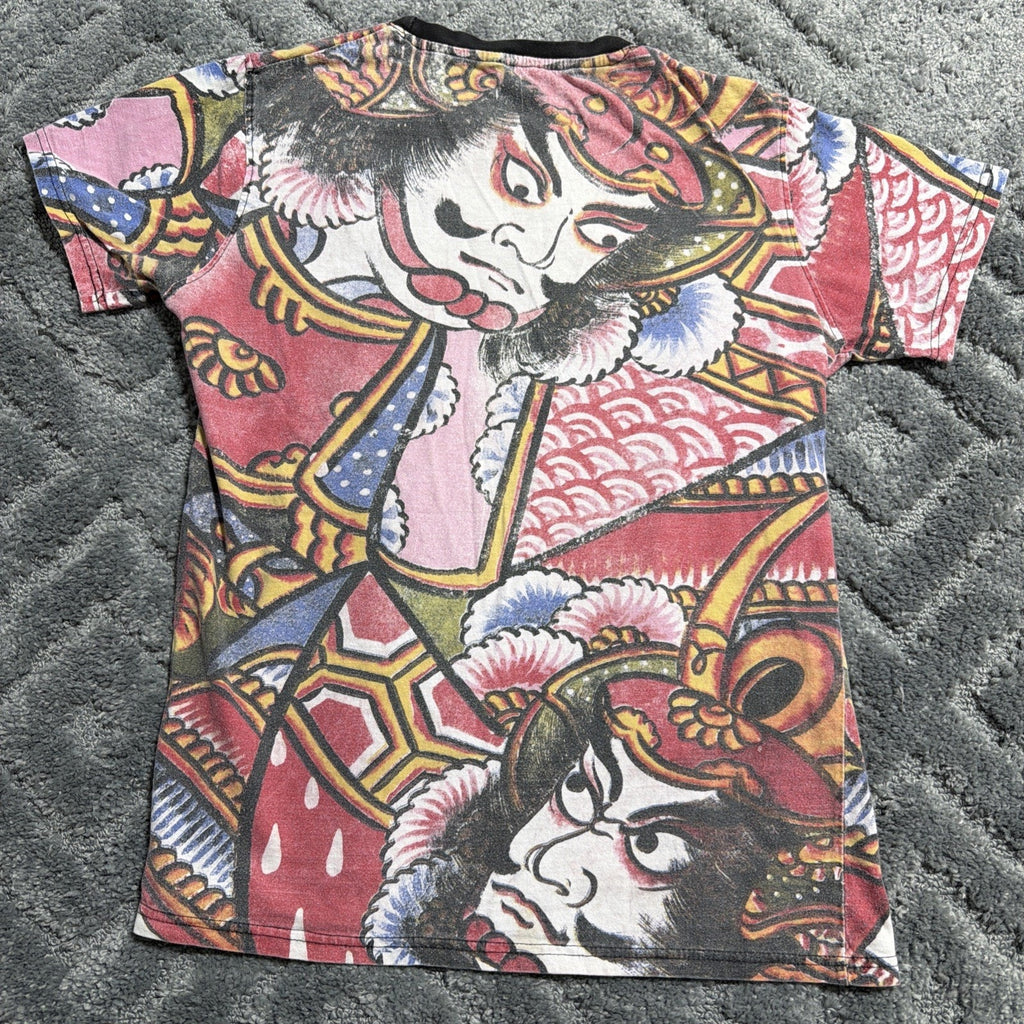 Imperious Samurai AOP T-shirt Sz L Y2K Street wear