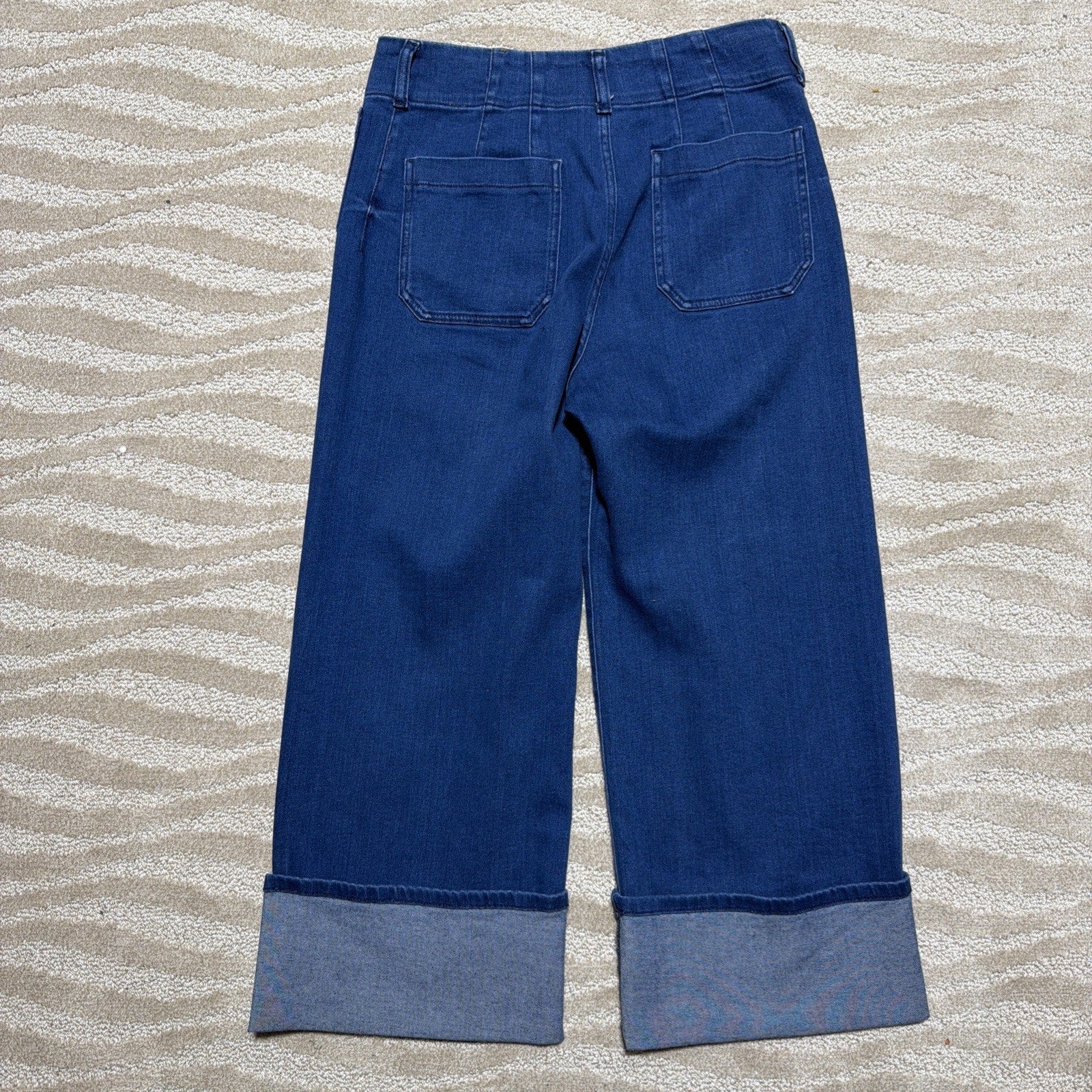 Maeve Colette Cuffed High Rise Wide Leg Size 29 Anthropologie