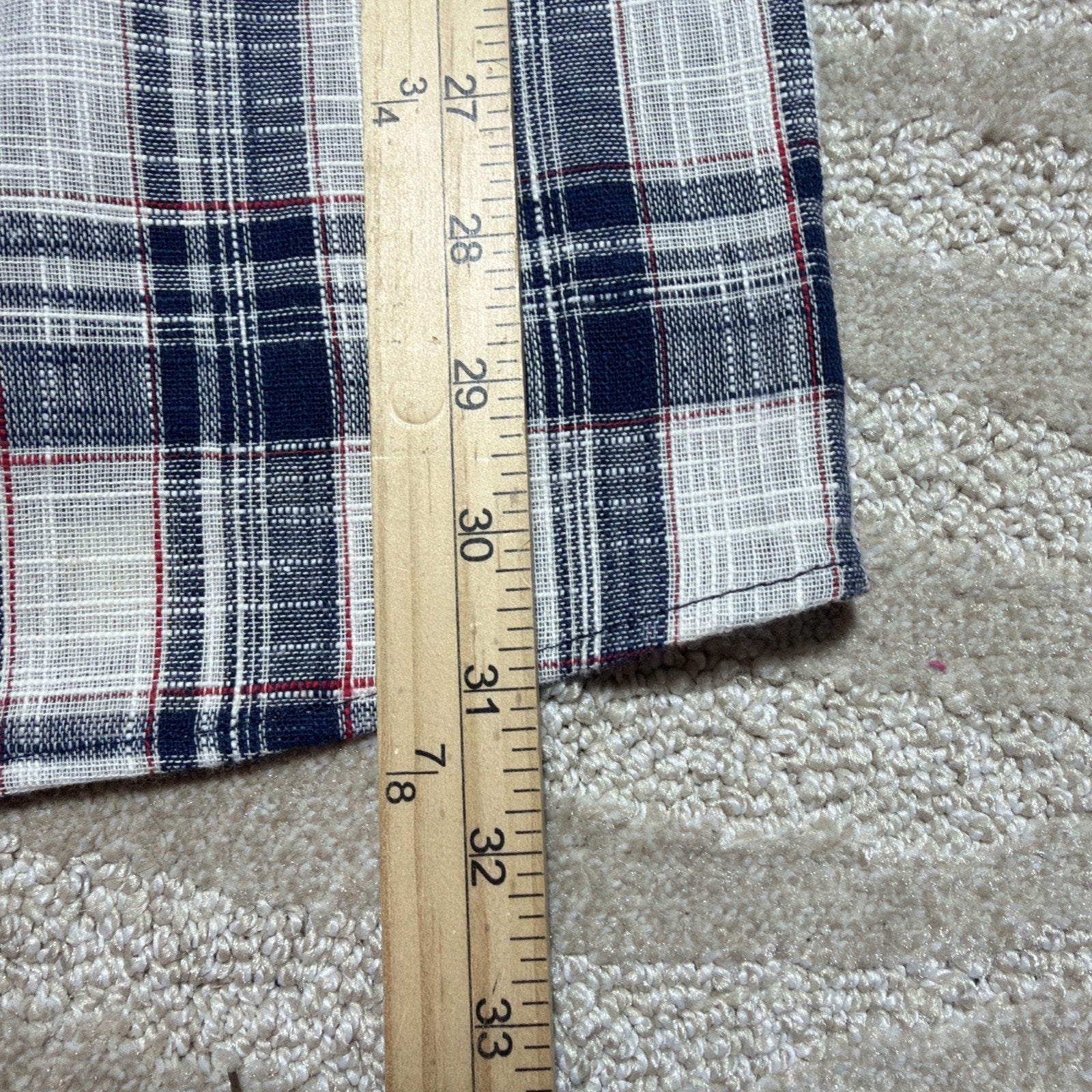 Fashion Nova Gone Camping Blue Plaid Mini Dress XL NWT Made In USA