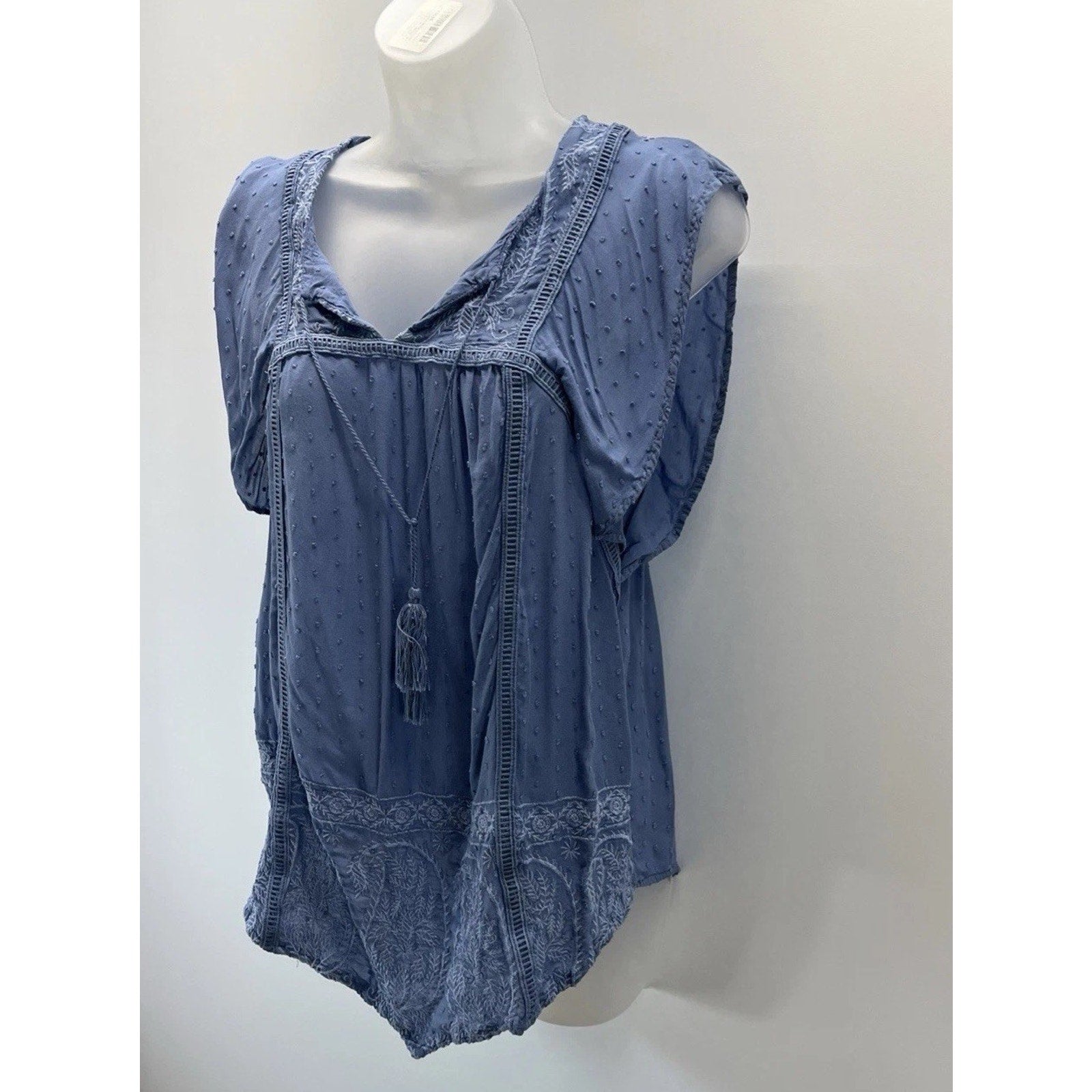 Knox Rose Peasant Blouse Size XS