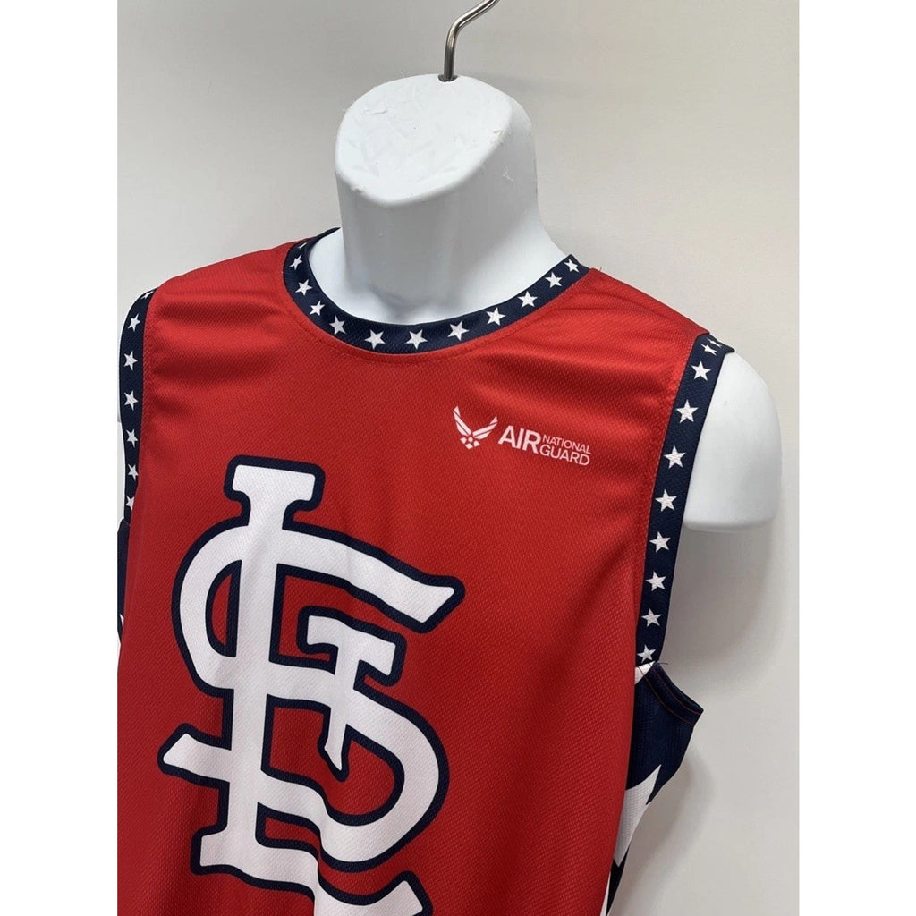 St. Louis Cardinals Adult Basketball Jersey Shirt Air National Guard Size XL