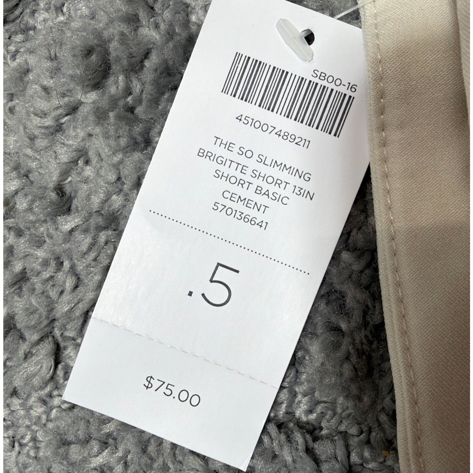 New Chico's So Slimming Pull On Brigette Bermuda Shorts Size 0.5