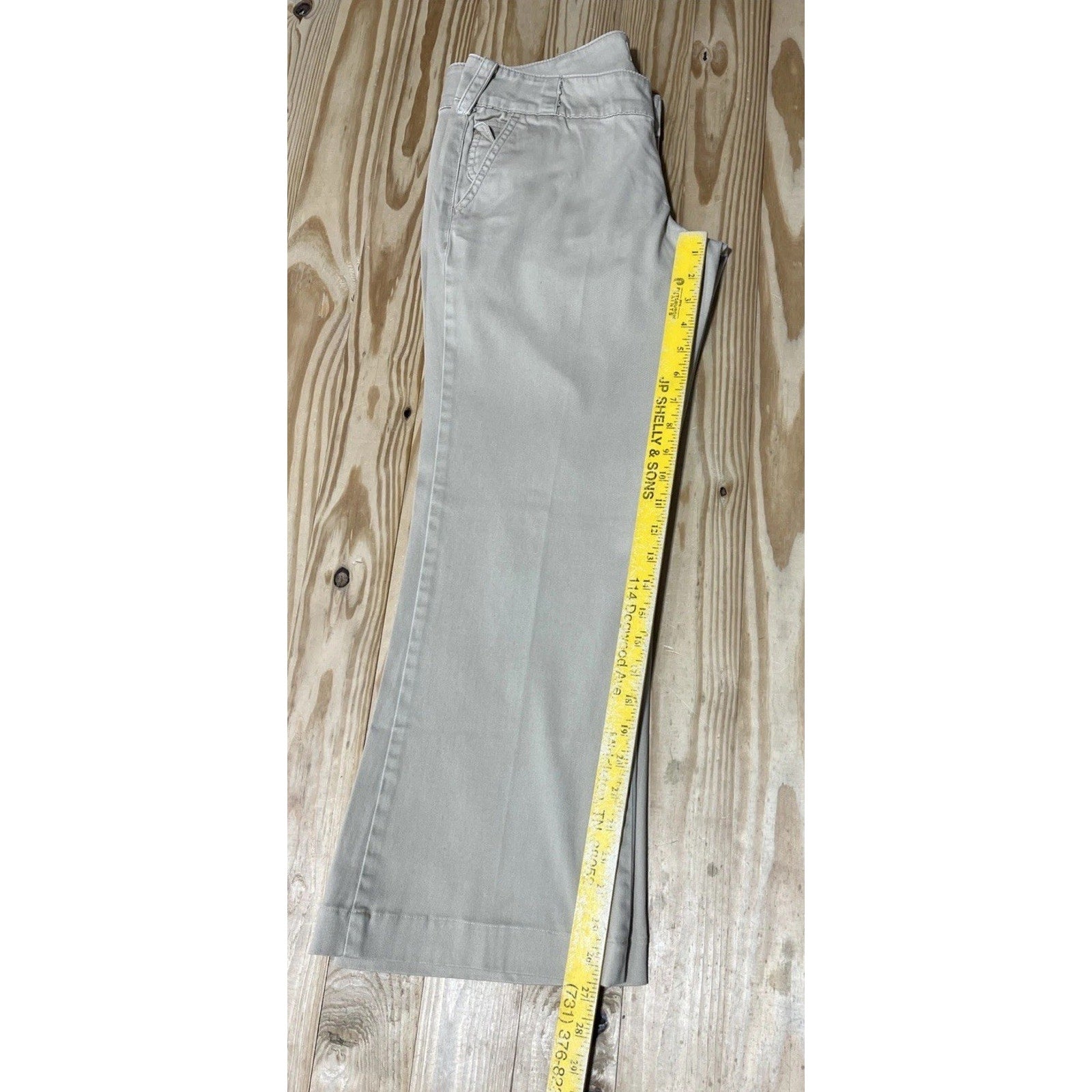 Department of Peace Womens Crop Flare Chino Pants Size 7