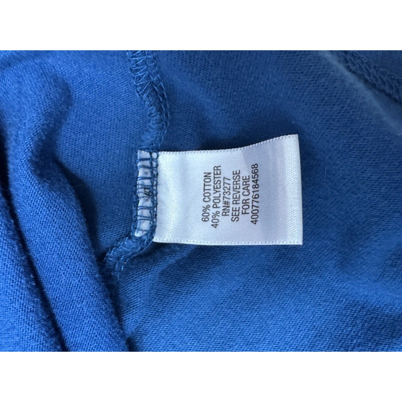 CROFT & BARROW MENS EASY CARE TEAL BLUE LONG SLEEVE COTTON BLEND HENLEY SIZE M