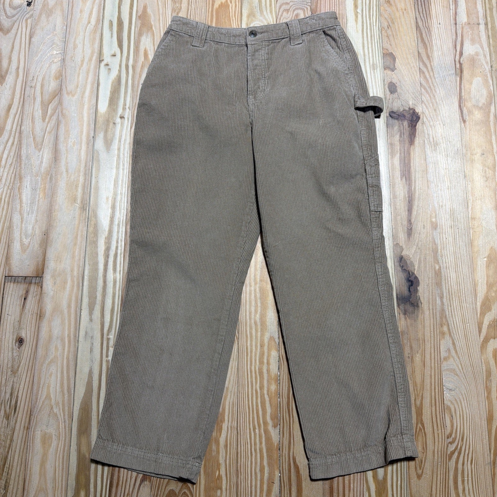 Re Generation by Celebrity Pink Corduroys Women's 9/29 Brown Carpenter Straight