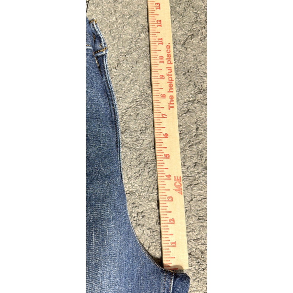 New Express Mom Jeans Super High Rise Women’s Sz 8R Distressed Denim Jeans Pants