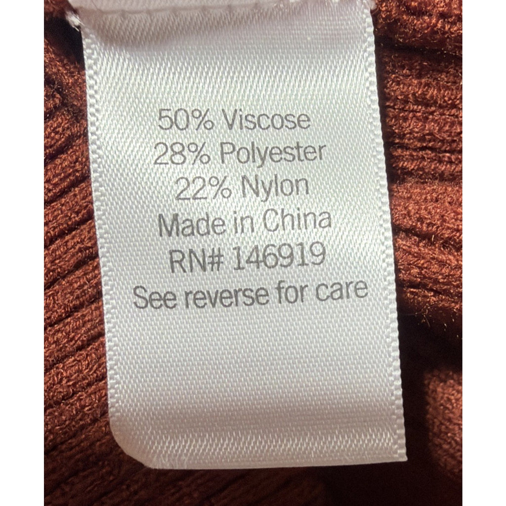 NINE WEST Ribbed Sleeveless Dress Stretch Womens L NWT