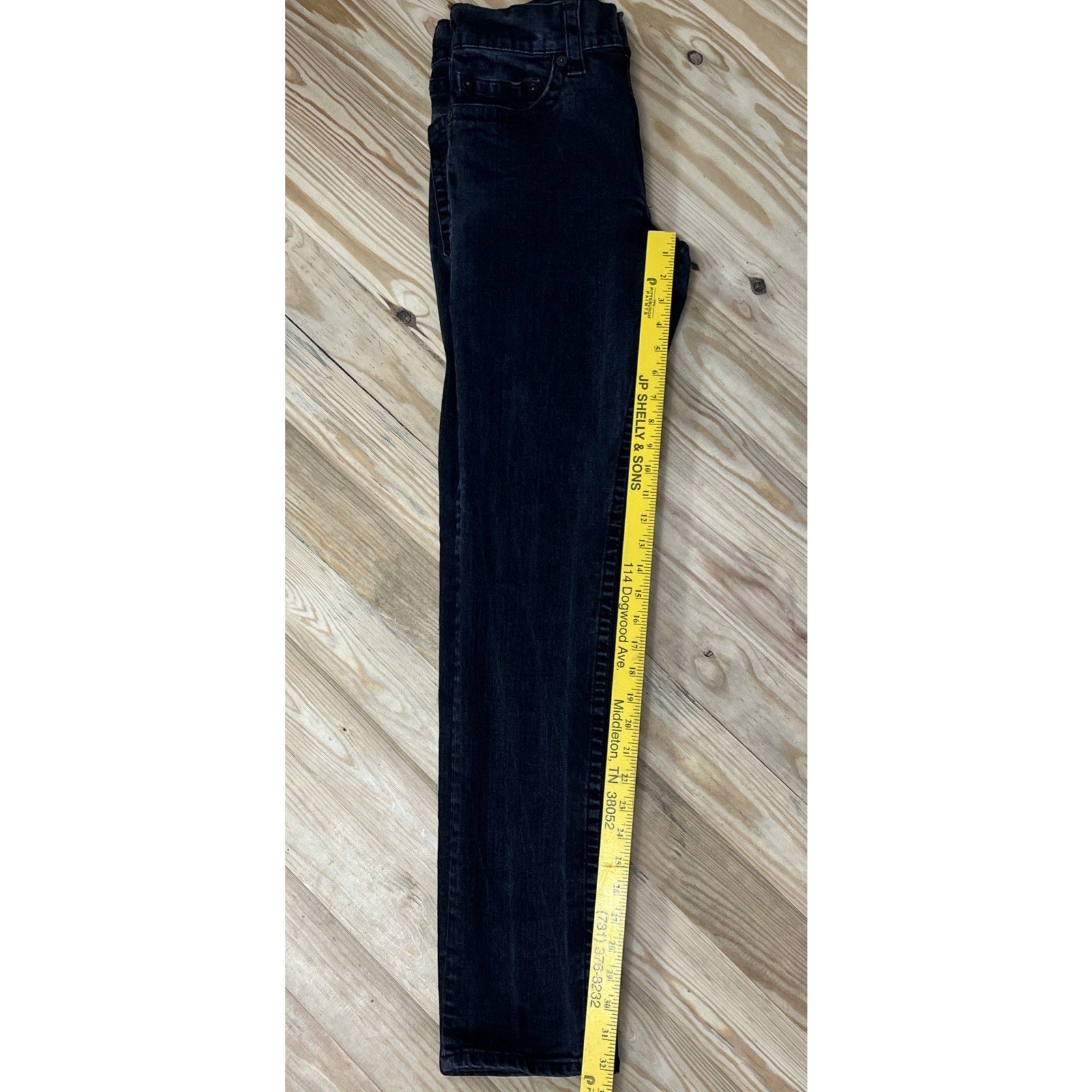 True Religion Relaxed Slim Jeans Stretch Geno Mens Size 31x32 Black Charcoal