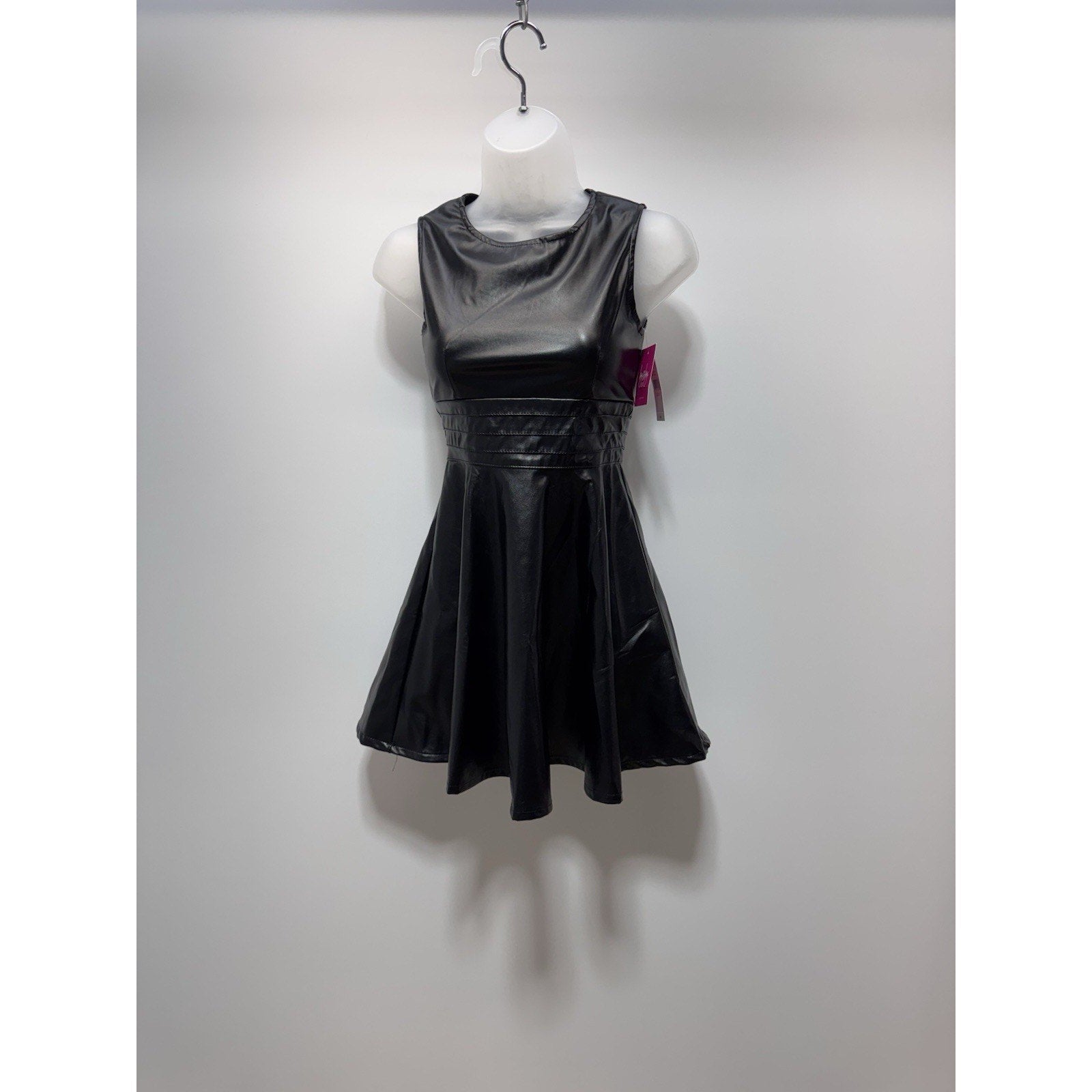 By & By Girl Sleeveless Dress Fit & Flare Black Y 2K Style Girls Size 10 NWT
