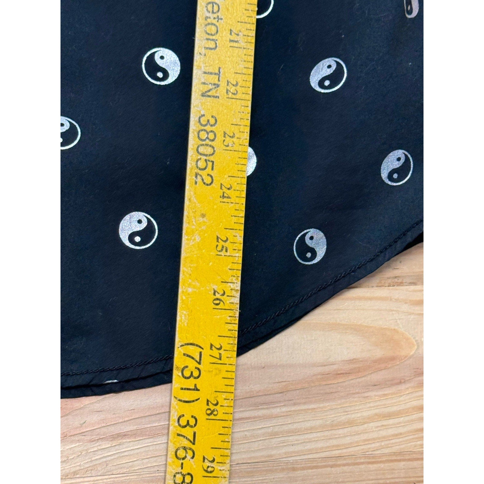 Drill Clothing Company Button Up Ying Yang Shirt Men’s Size Large Black