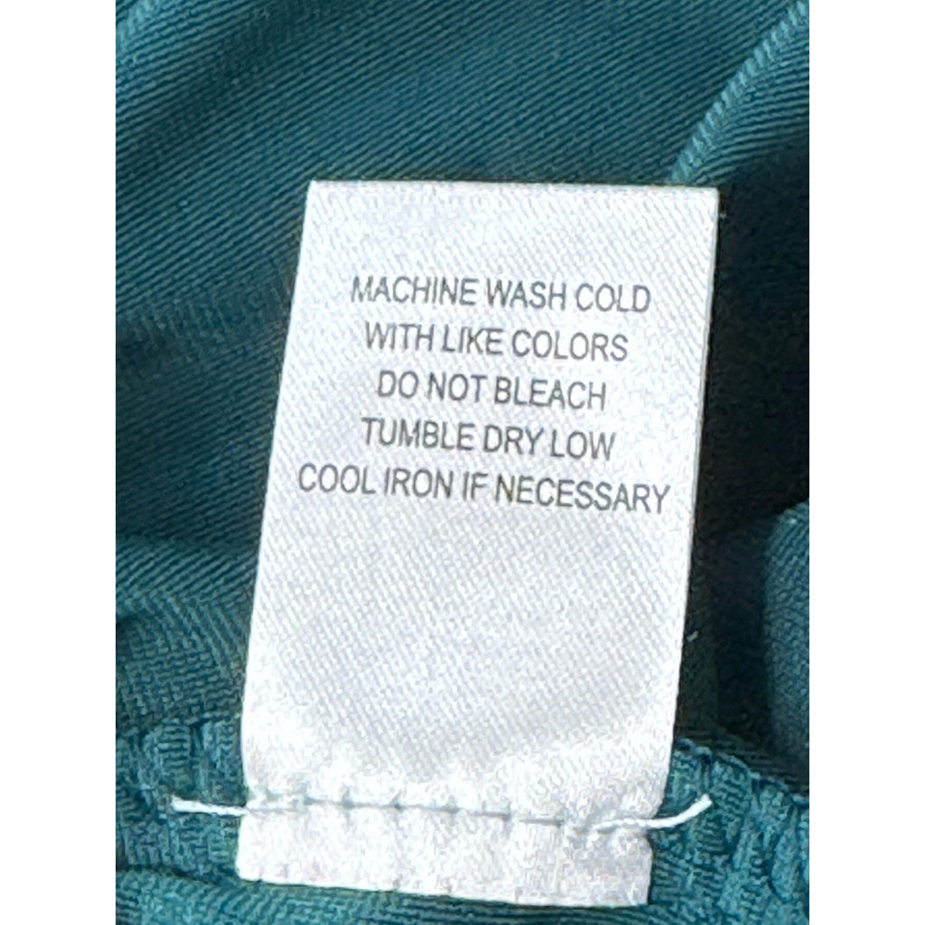 Glamour Nights Green Chiffon Velour Overlay Dress Beaded Neckline Women 10P NWT