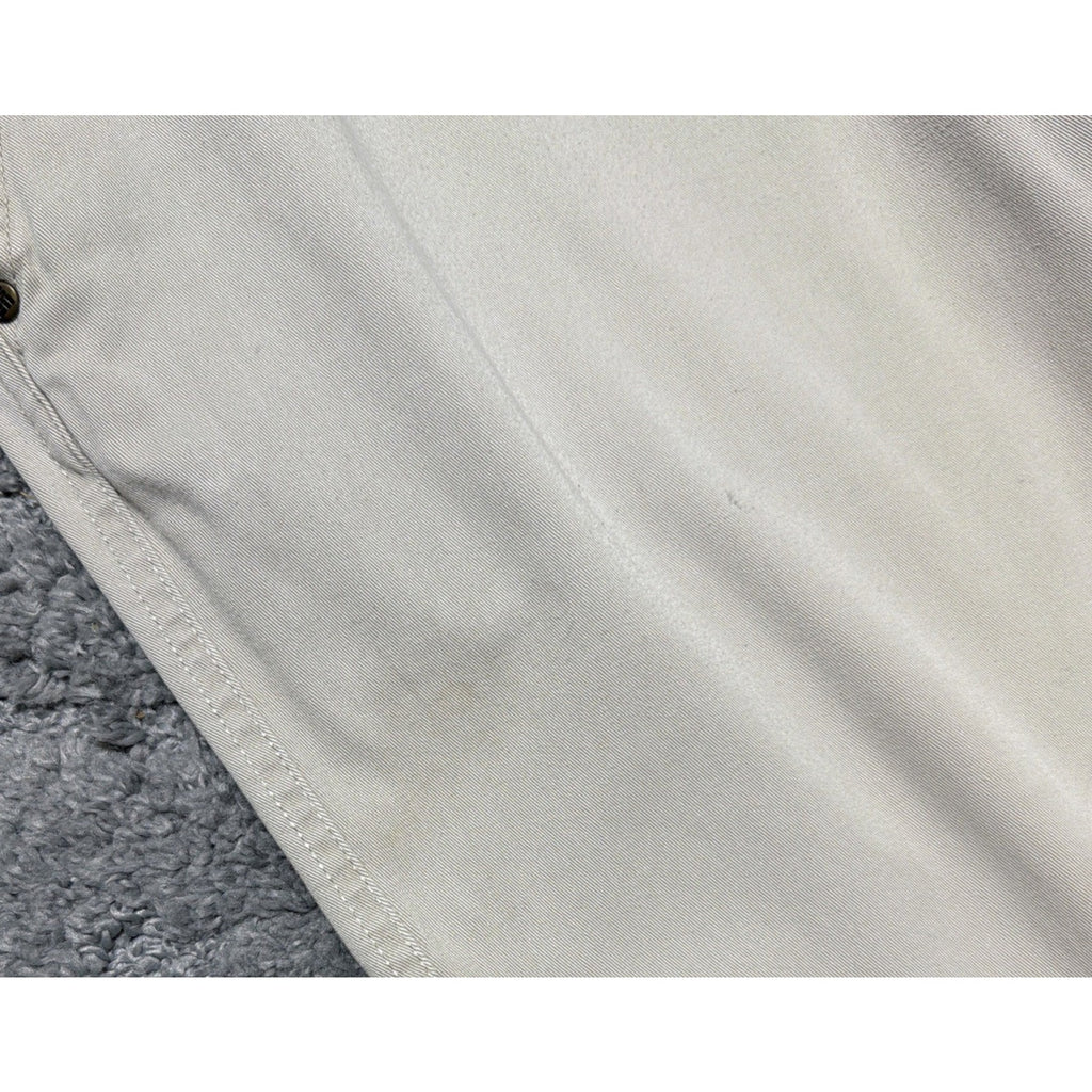 COLUMBIA MENS STRAIGHT FIT FLAT FRONT TAN KHAKI PANTS SIZE 38X30 COTTON ELASTANE