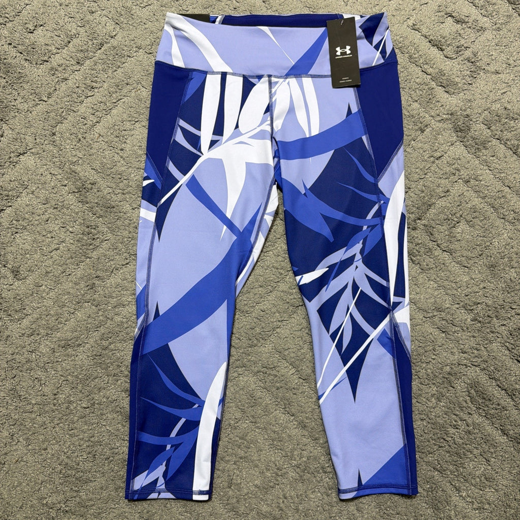 Women's Under Armour UA Reflect Printed High Rise Ankle Leggings Size XL NWT