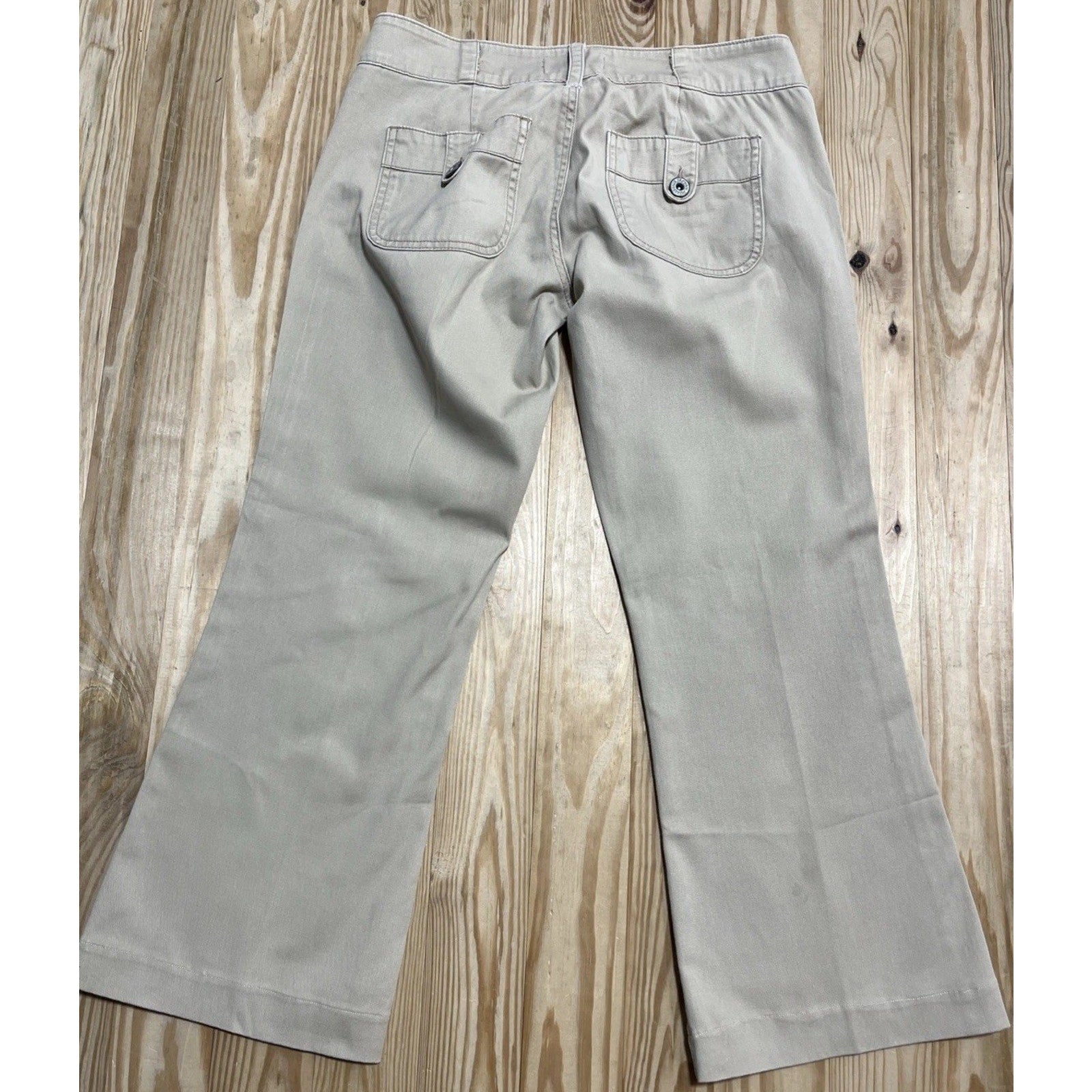 Department of Peace Womens Crop Flare Chino Pants Size 7