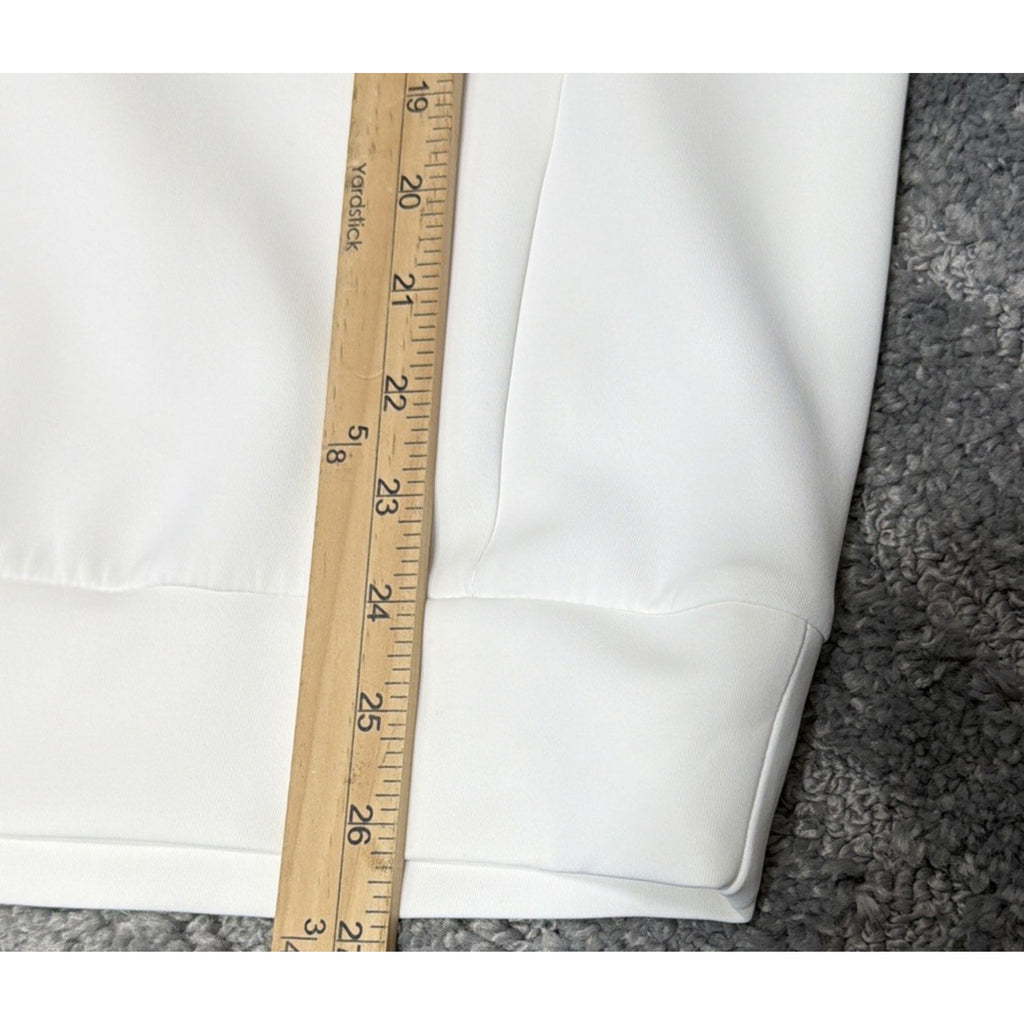 Las Vegas Raiders Antigua Men's M White Metallic 1/4 Zip Generation Pullover