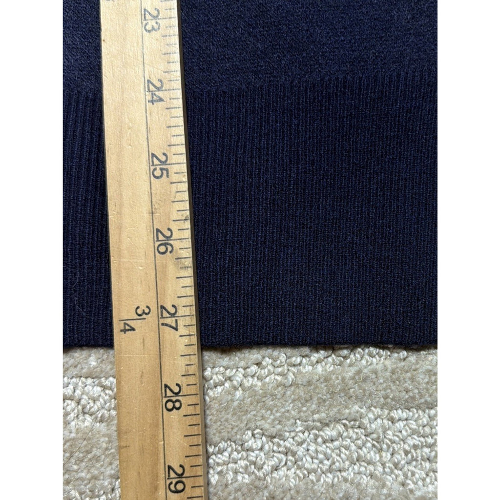 Astrologie Cowgirl Boots Sweater Womens L Navy Blue Western Intarsia Soft Knit