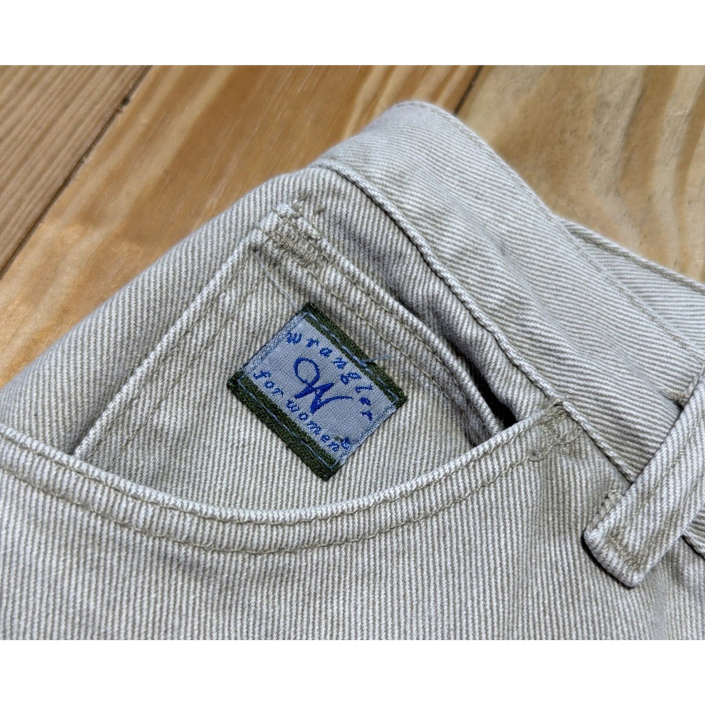 Vtg Wrangler For Women Relaxed High Rise Mom Jeans Made USA Cotton 12x32