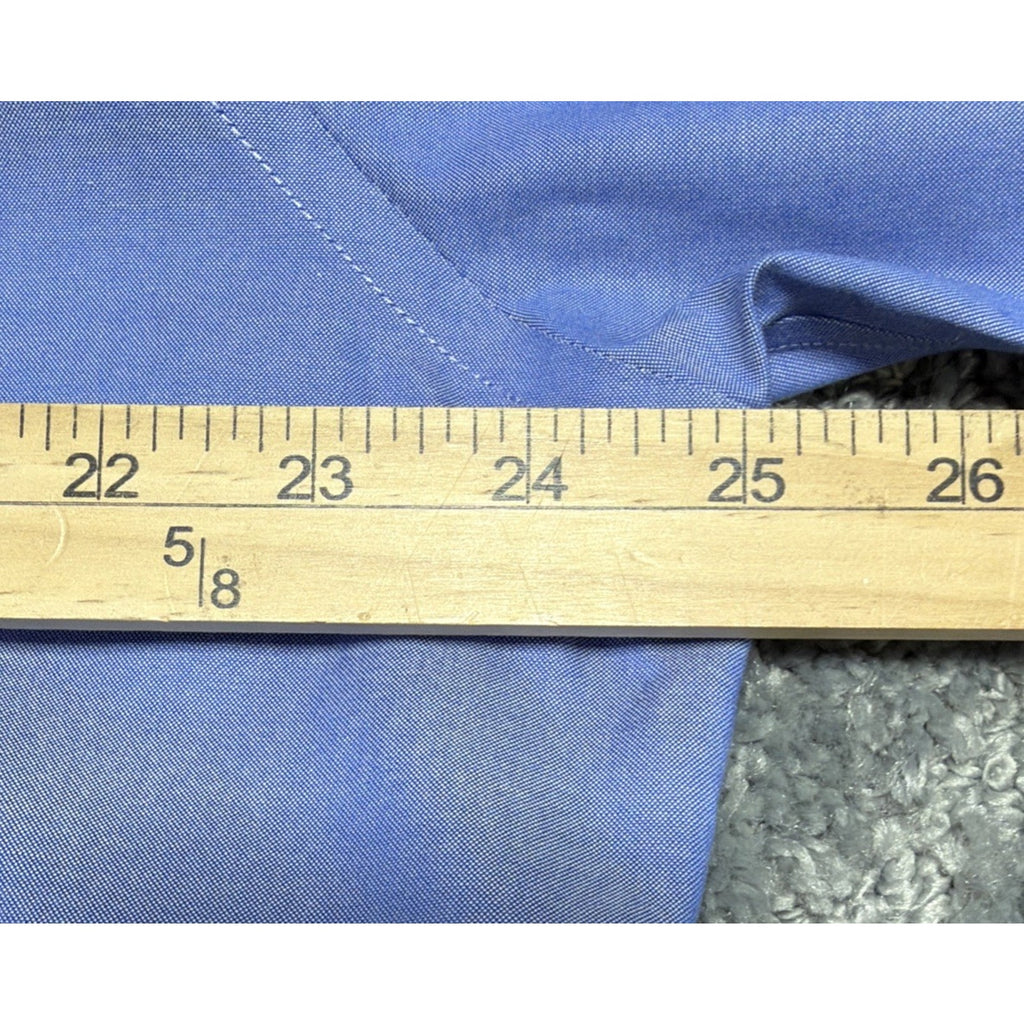 Brooks Brothers Pima Cotton Mens Shirt Size XL Blue French Cuff Non Iron