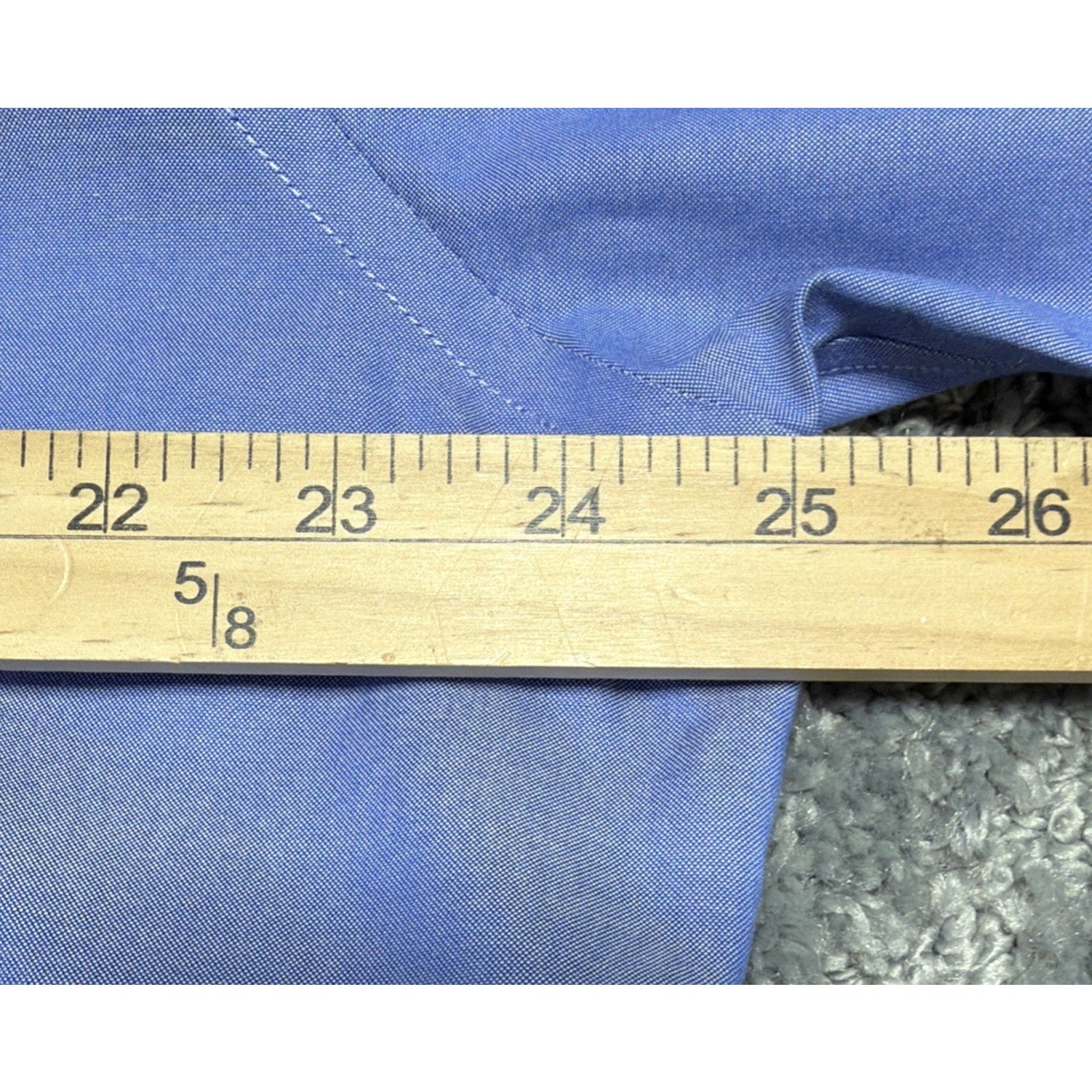 Brooks Brothers Pima Cotton Mens Shirt Size XL Blue French Cuff Non Iron