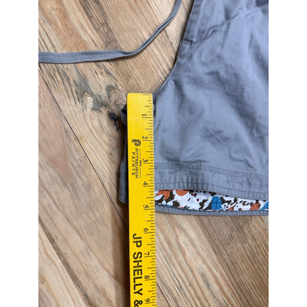 Natural Reflections Shorts Womens size 12 Gray Chino with Drawstring