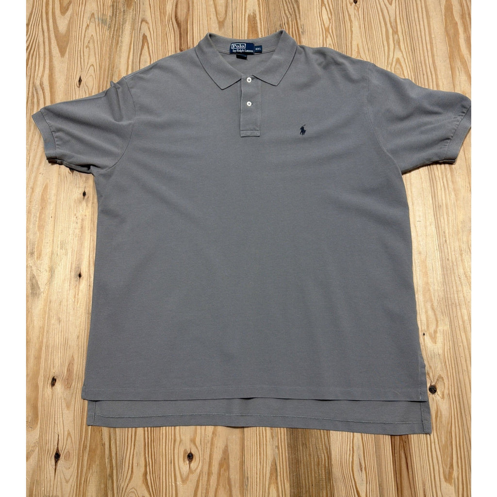 Ralph Lauren Polo Shirt XXL Dark Stone Short Sleeved Preppy