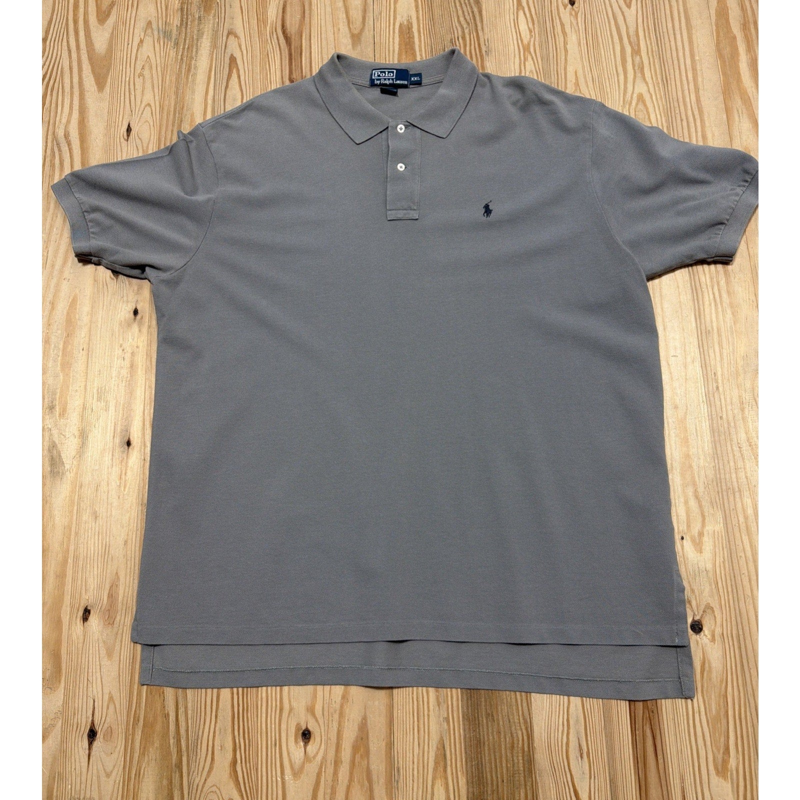 Ralph Lauren Polo Shirt XXL Dark Stone Short Sleeved Preppy