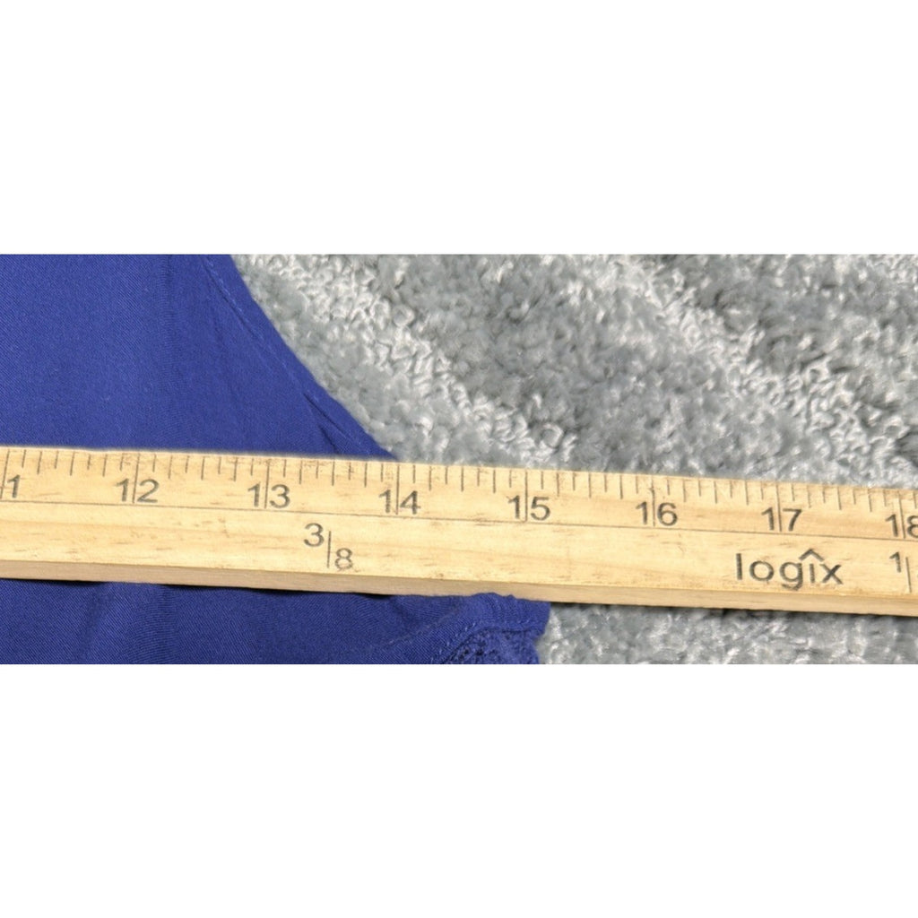 Express Women's Size Small Blue Crochet Detailed Sleeveless Babydoll Fit Dress