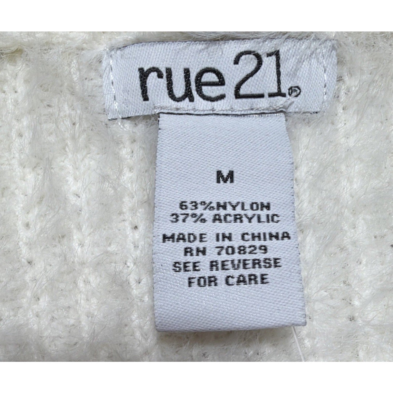 Rue 21 Faux Fur Super Soft Sweater Cardigan Fluffy Jumper Coat Knitwear NWT Sz M