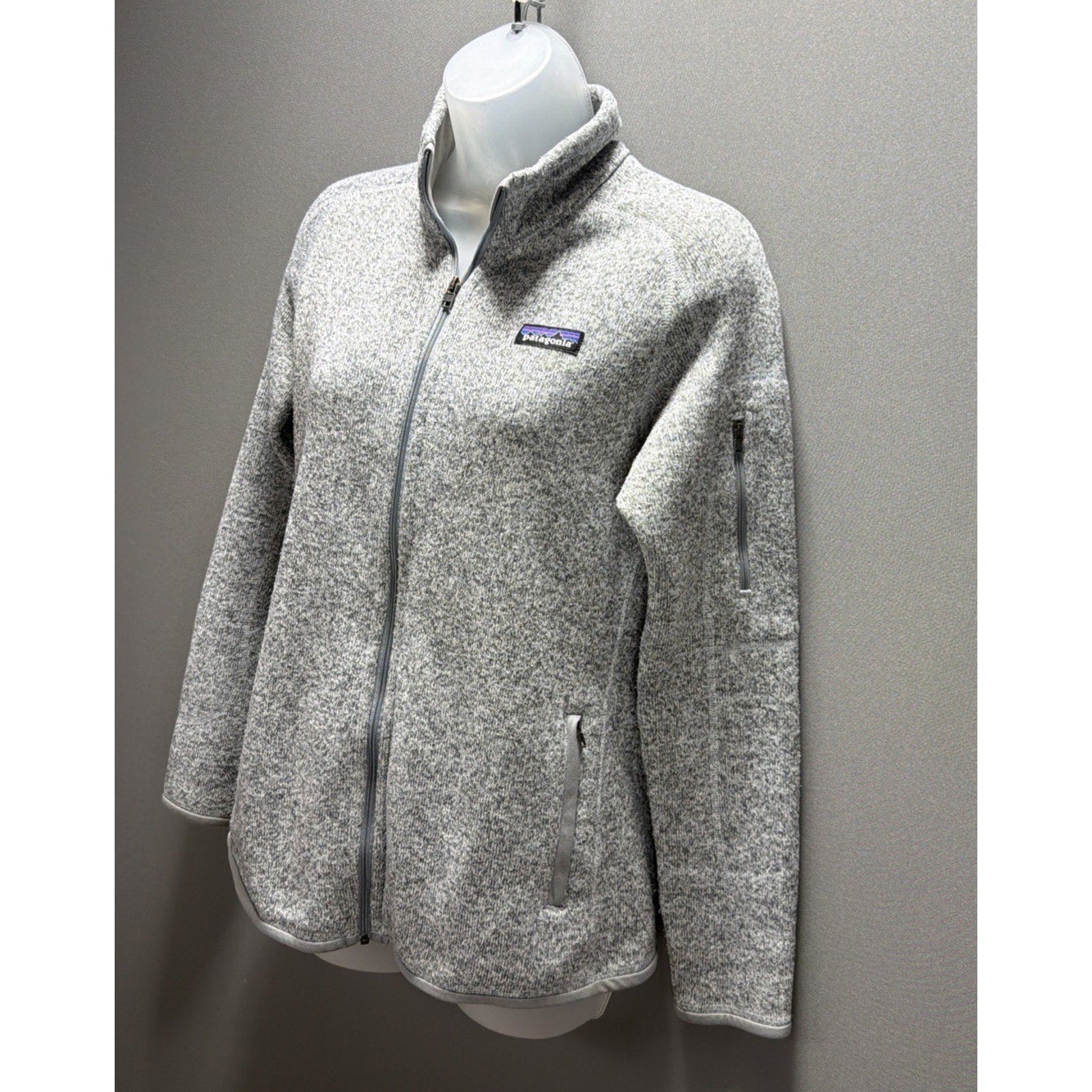 Patagonia Womens - Better Sweater Fleece Full Zip Jacket - Birch White Size M
