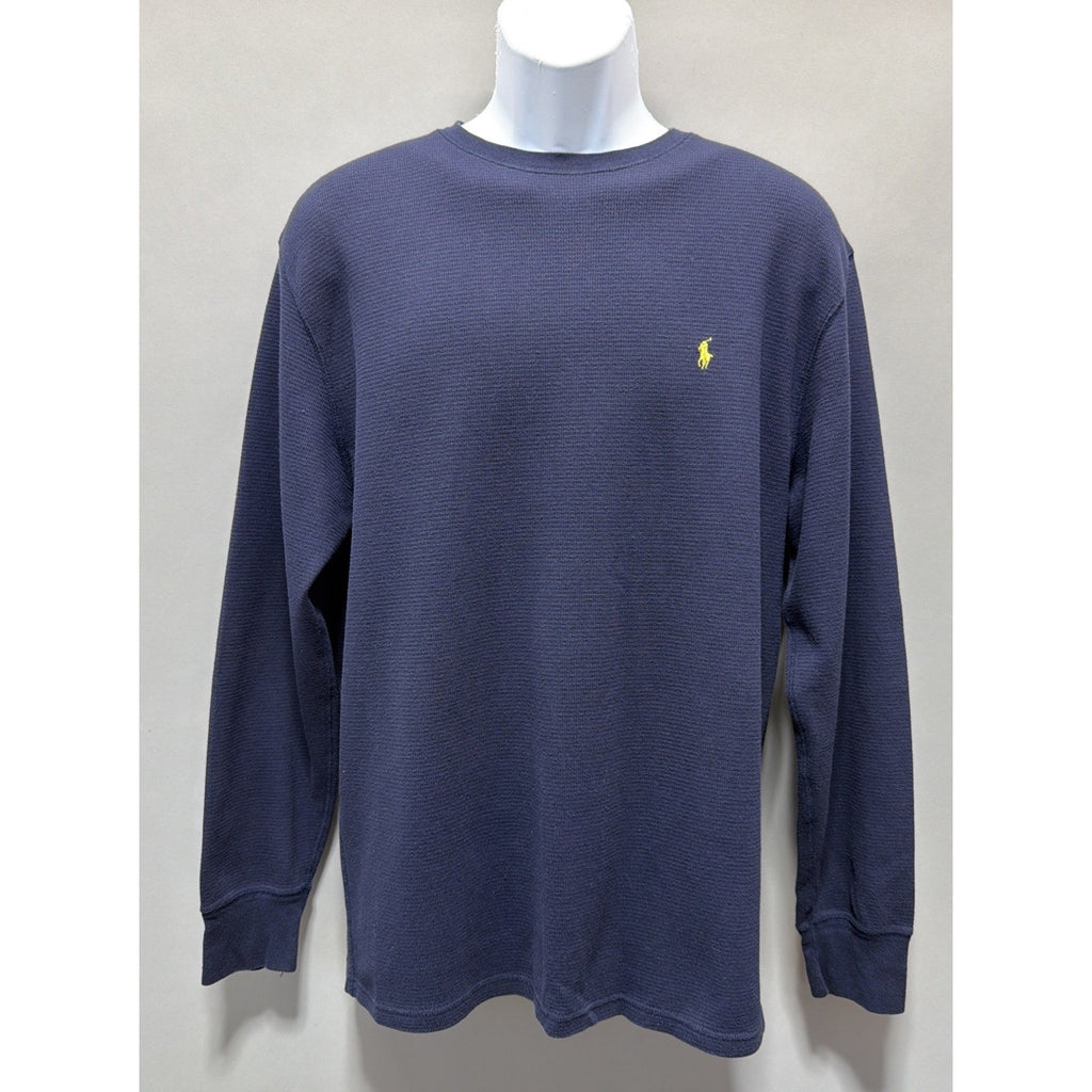 Men’s Polo Ralph Lauren Sleepwear Thermal Crew Neck Long Sleeve Tee •Size L