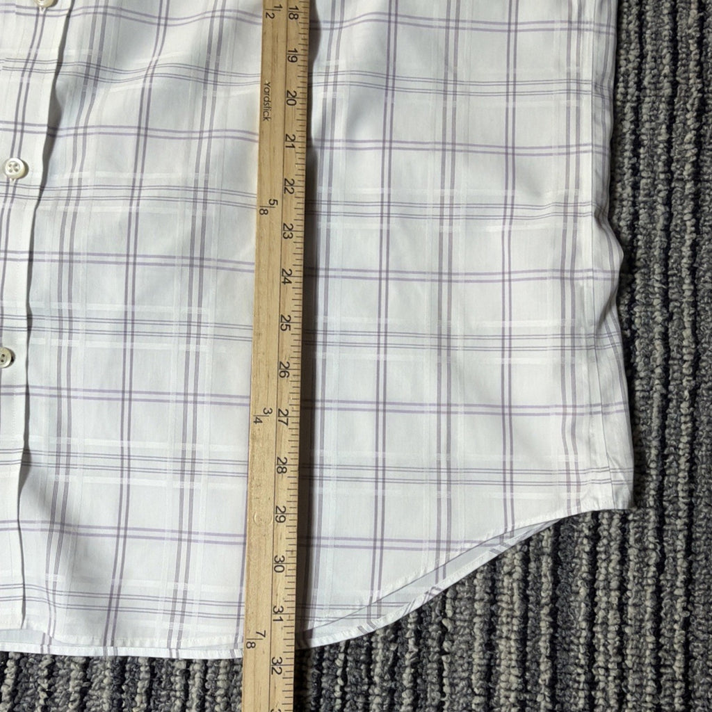 Banana Republic Non-iron Classic Fit Men’s Window Pane dress shirt size XL