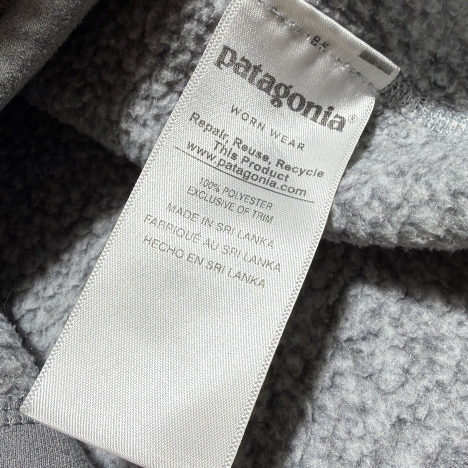 Patagonia Womens - Better Sweater Fleece Full Zip Jacket - Birch White Size M