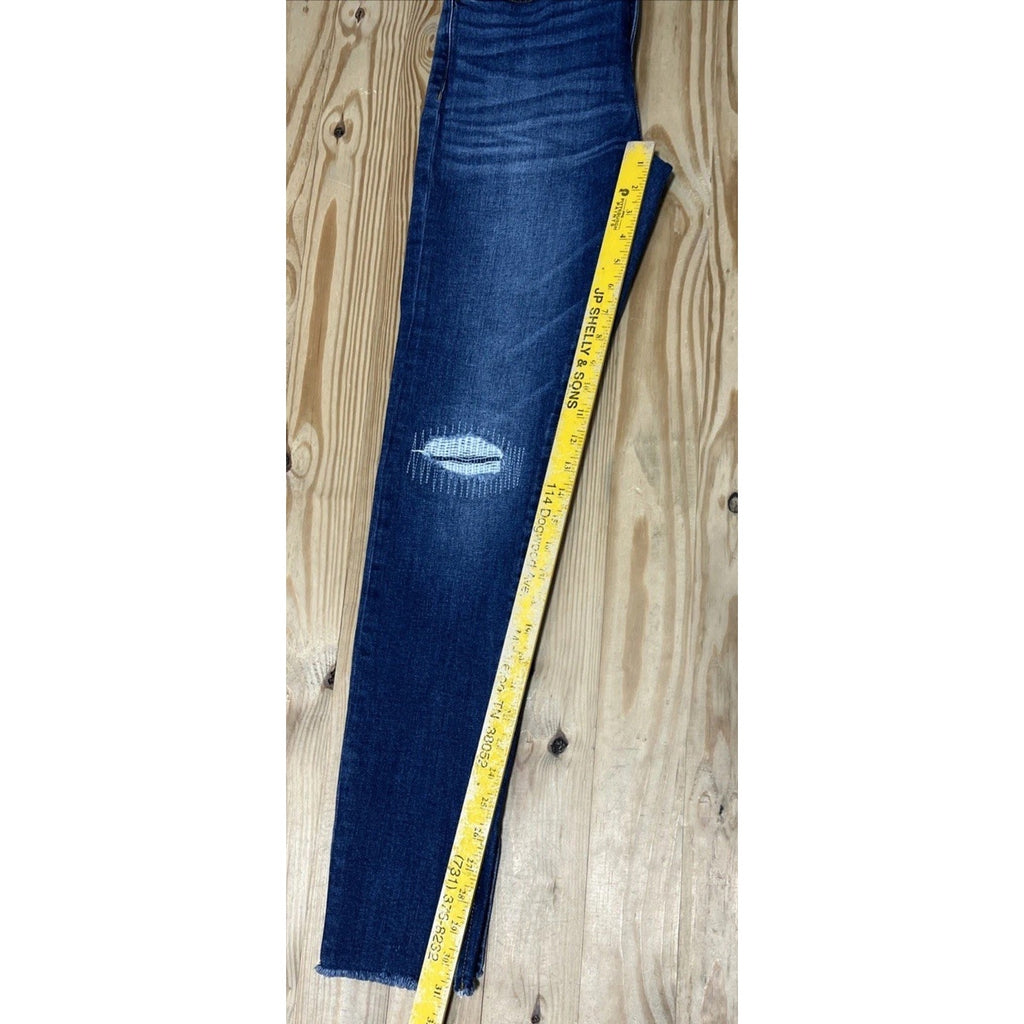 Loft Curvy Ankle Slit Fresh Cut High Rise The Skinny Jeans Size 2/26