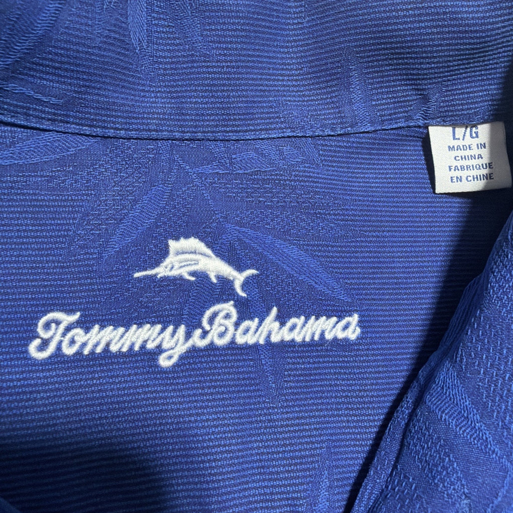 Arizona Wildcats Tommy Bahama NCAA Floral Embroidered 100% Silk L Button Up