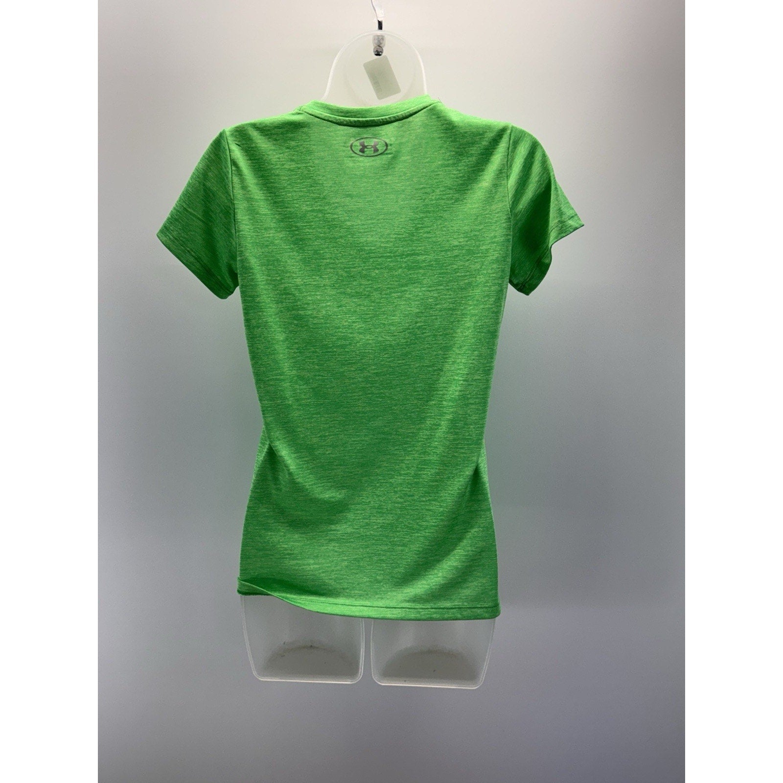 Under Armour Short-Sleeve T-Shirt, Summer Lime/Metallic Silver Women’s XS Spot