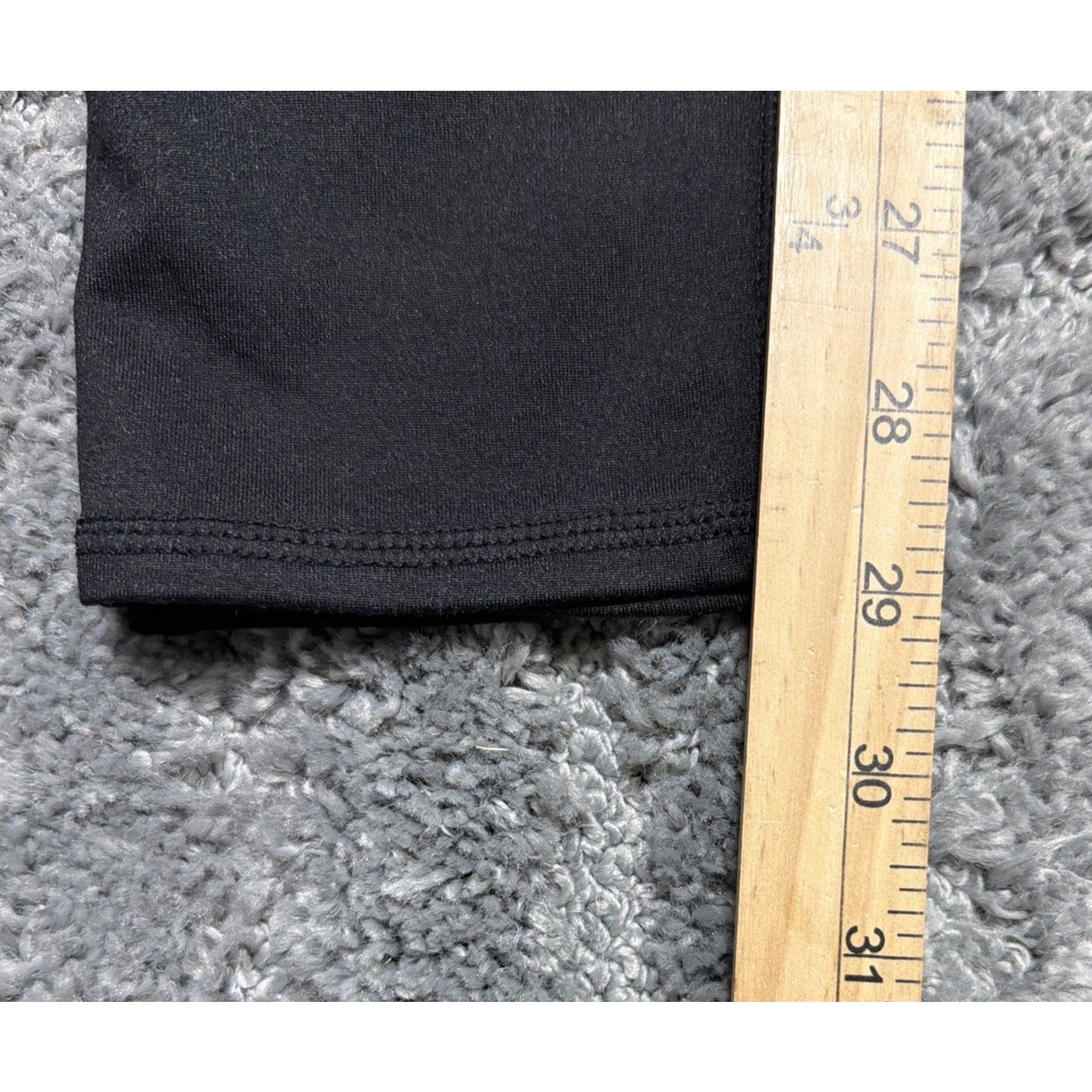 Maurices Drawstring Leggings Pockets Womens XS Long High Rise Fleece Lined 28”