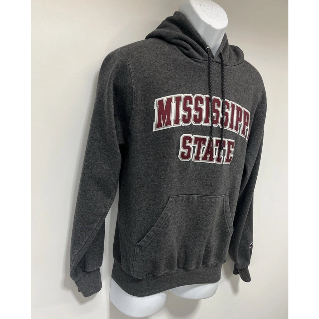 Champion Hoodie Mississippi State Bulldogs Small Gray / Maroon