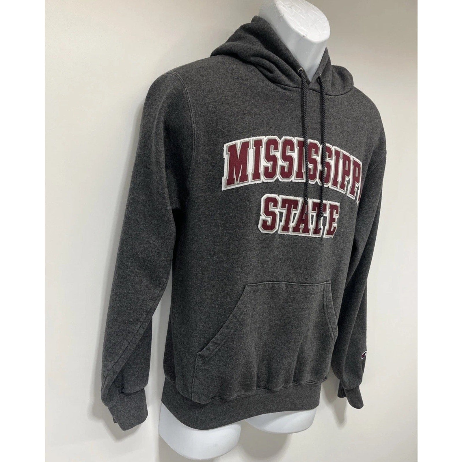 Champion Hoodie Mississippi State Bulldogs Small Gray / Maroon