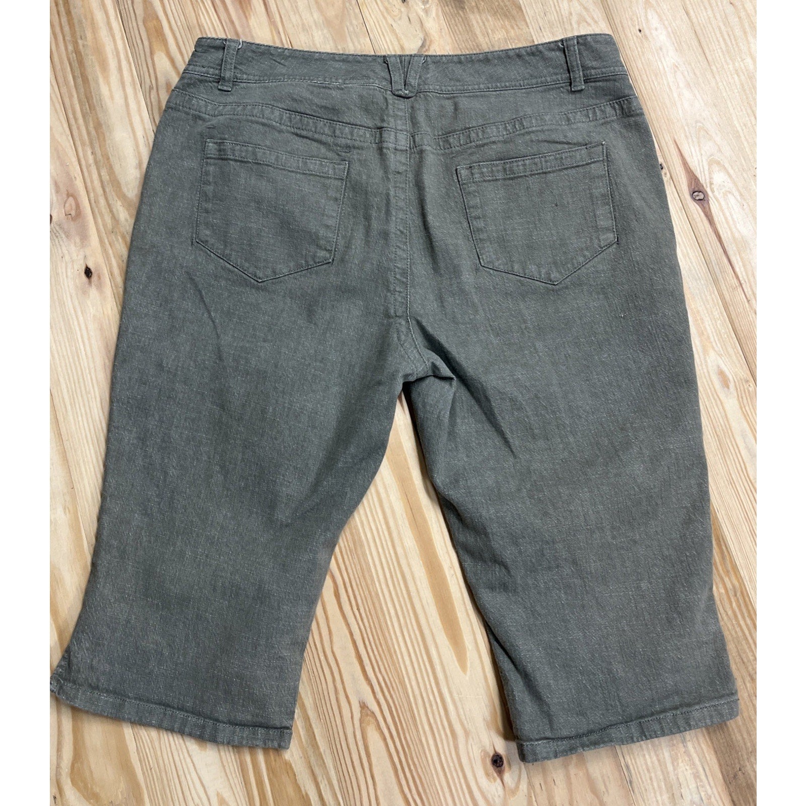 Access Women's Stretch Relaxed Fit Capri Jeans Cotton Spandex Size 14