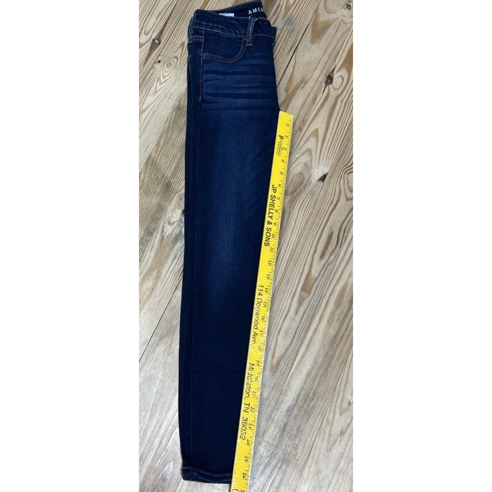 American Eagle Jegging Jeans Super Stretch Women's 0 Short Blue Skinny Leg