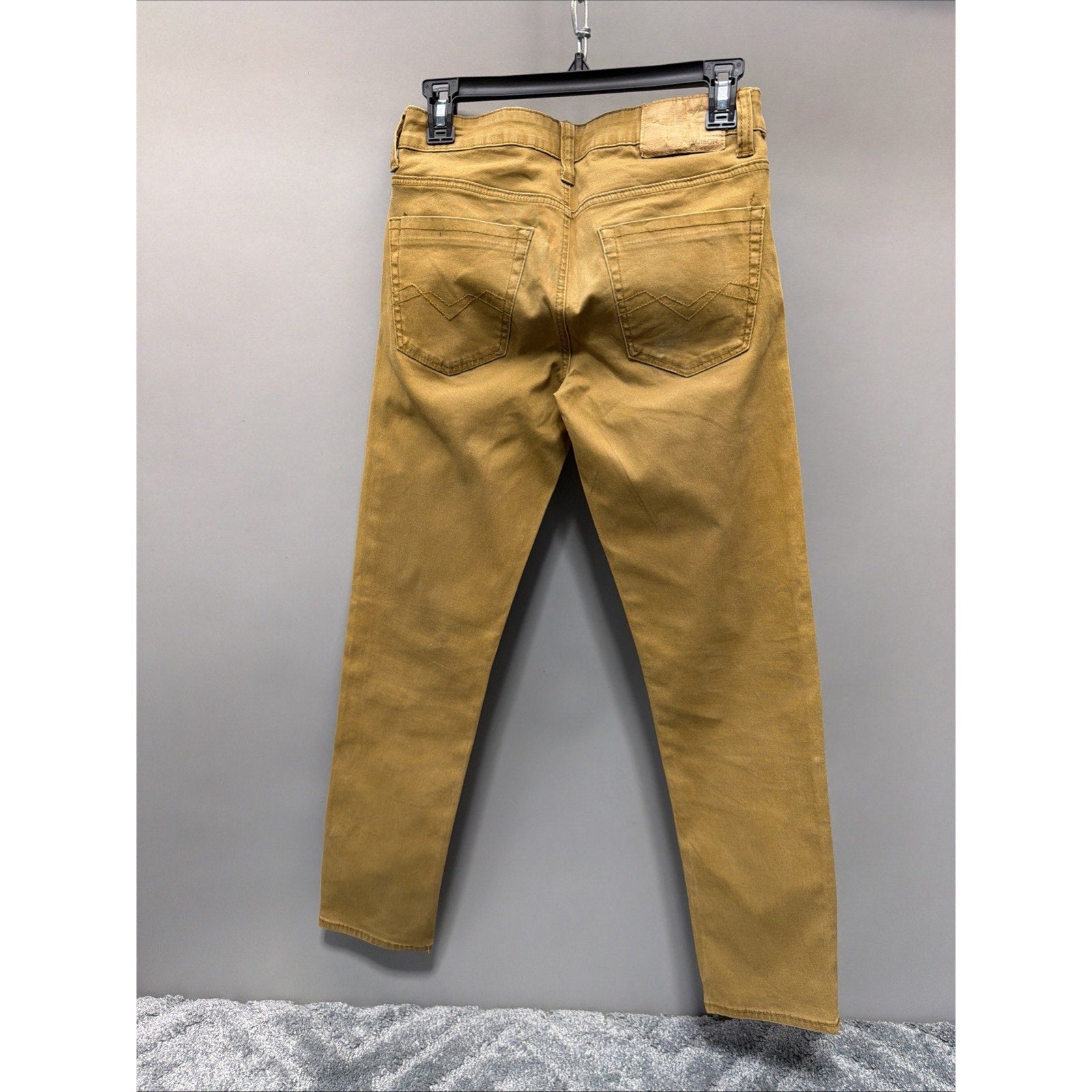 Men's Carbon Brand Skinny Jeans 28x30 Yellow Gold Tone Colored Pants