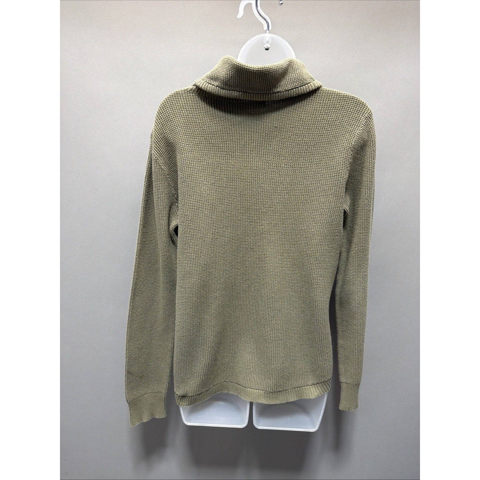 Lauren Ralph Lauren Sweater Women Medium Ladies Green Warm Pullover Cowl Neck