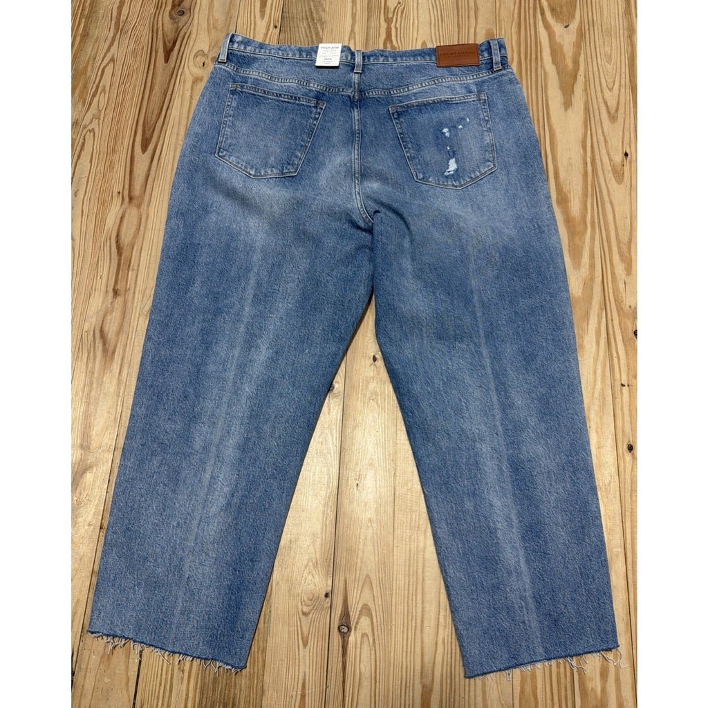 Lucky Brand High Rise Mom Drew Denim Distressed Blue Jeans Womens 20/35R New