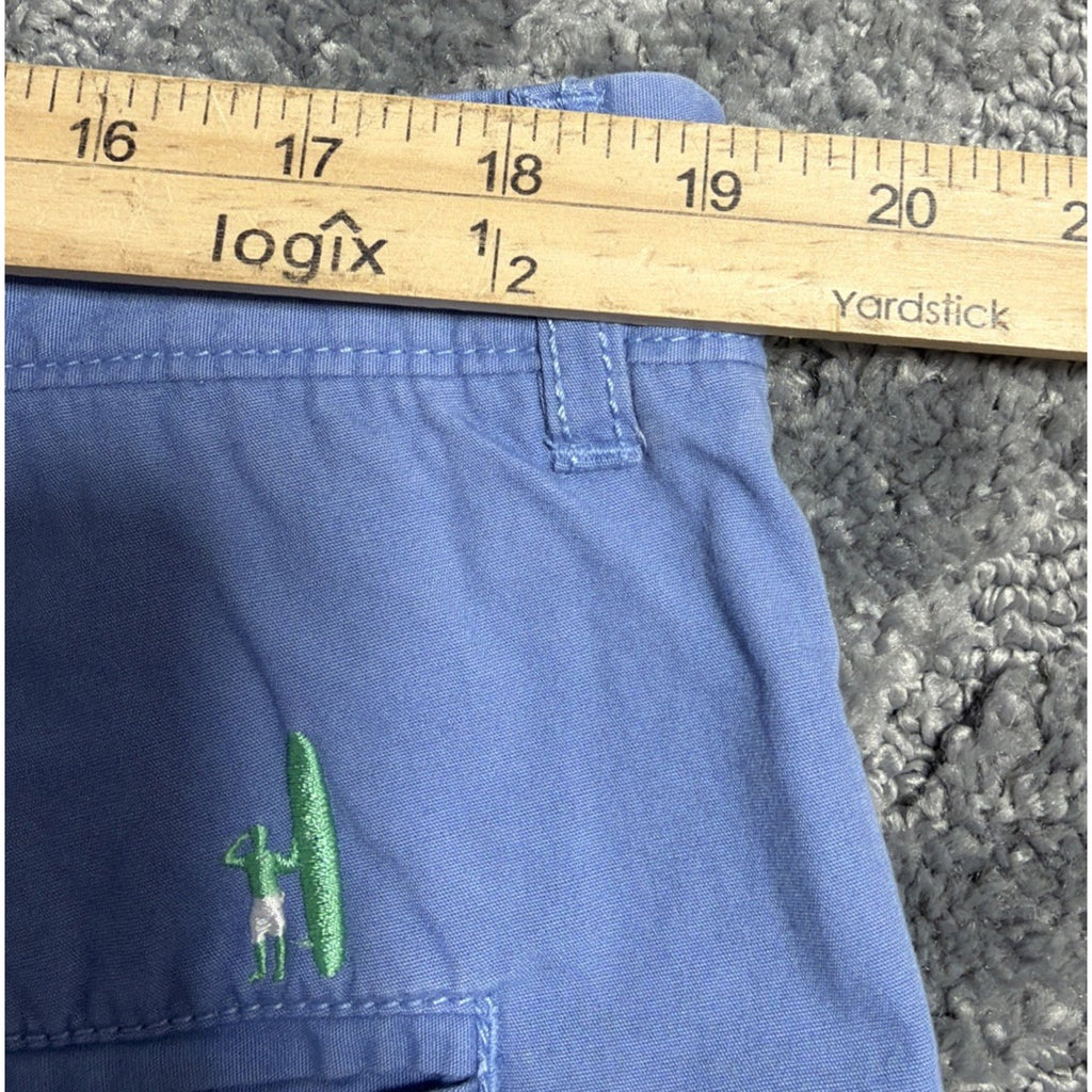 Johnnie O Shorts Mens 38 Blue Chino Preppy West Coast Prep