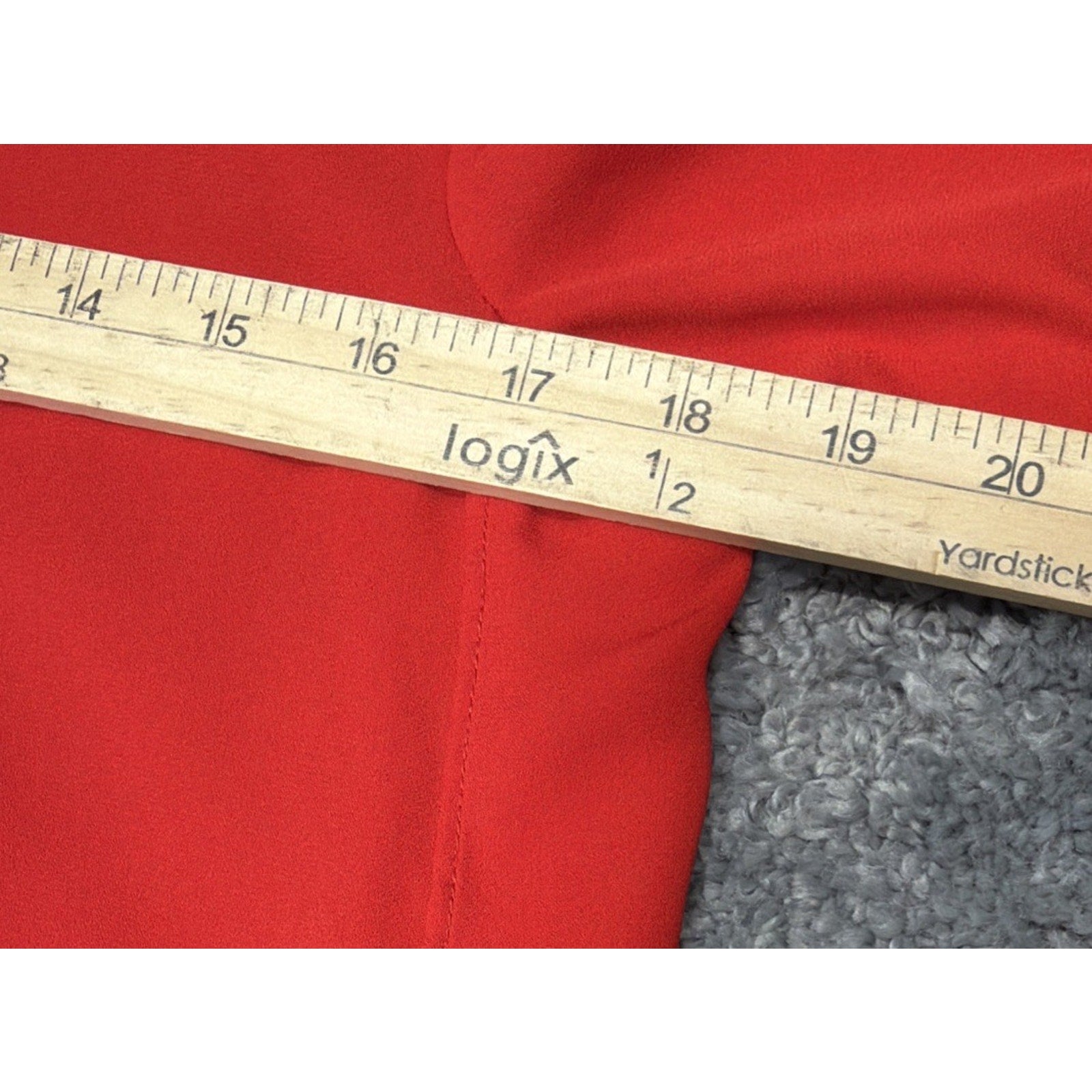 banana republic woman's red Short Sleeve Career Blouse size Small