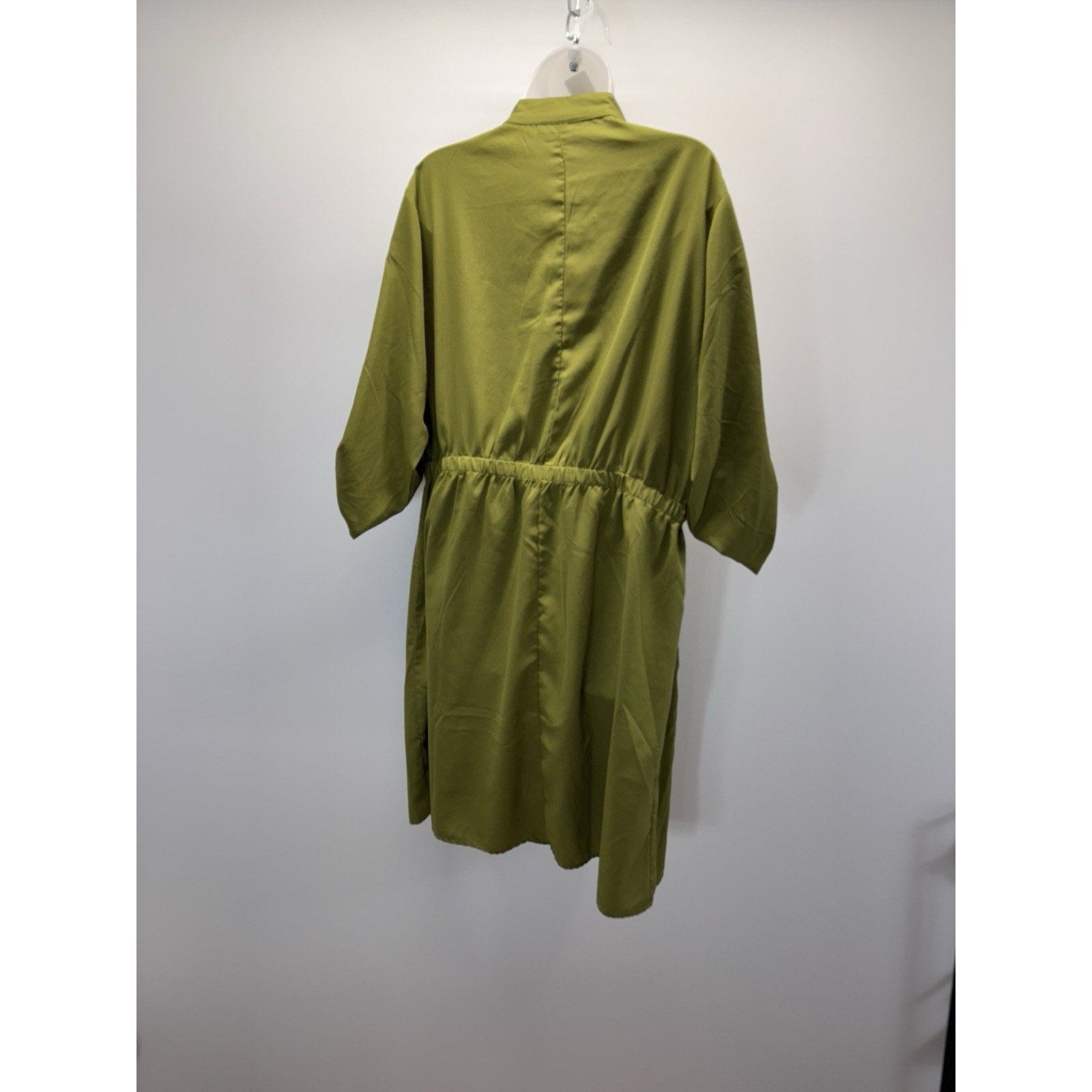 Speed Limit MPH Button Down Olive Green 3/4 Sleeve Women’s Plus 1X