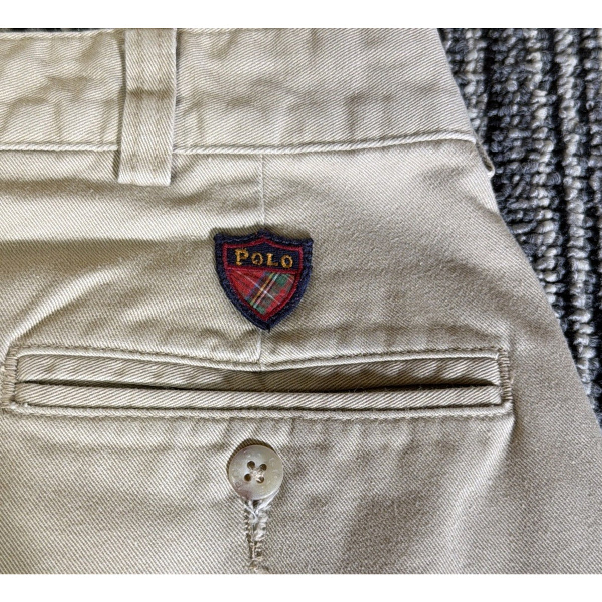 Vintage Polo Ralph Lauren Golf Pants Mens 36x32 Pleated Chino Made in USA