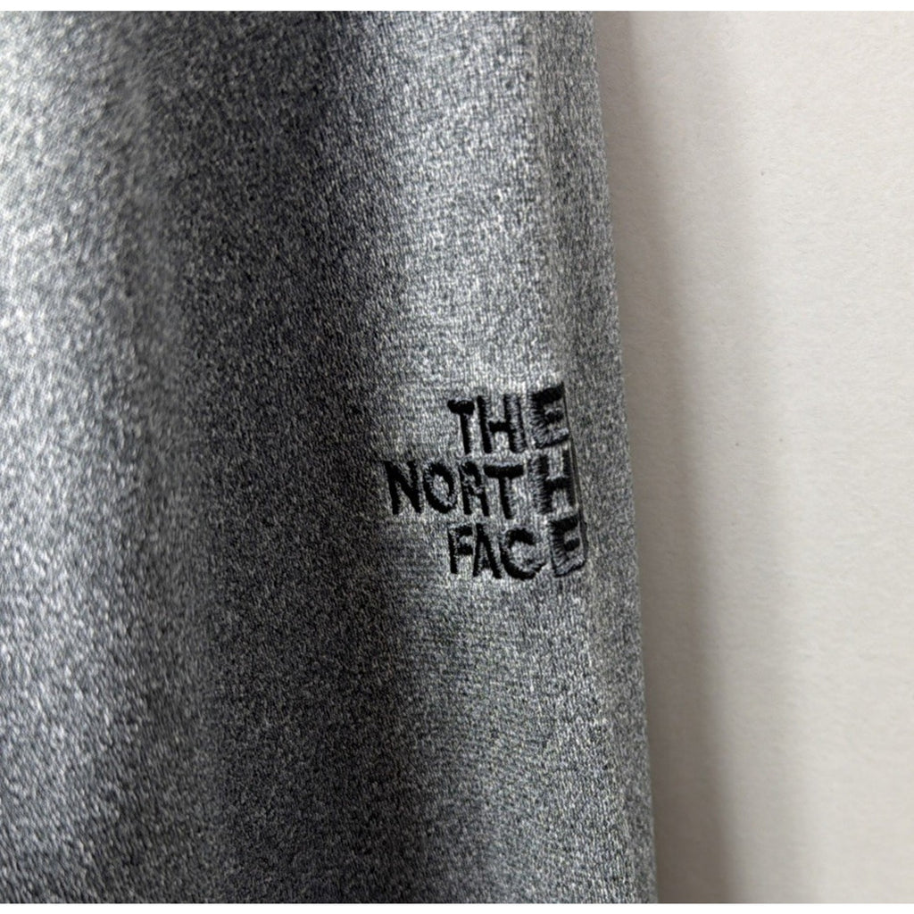 North Face Tech Fleece 1/4 Zip Men’s M Pullover Sweater Gray Outdoors Casual